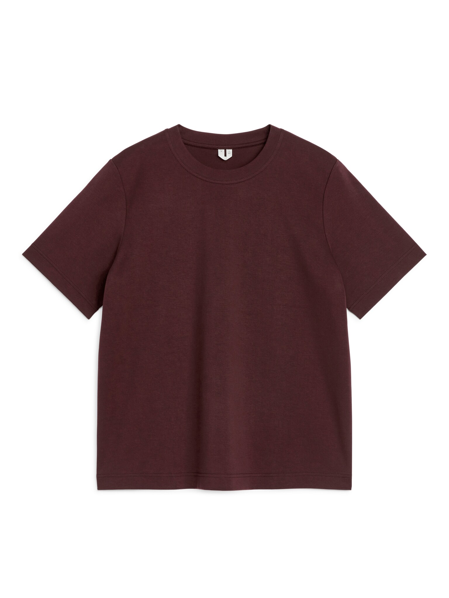 T-shirt épais PEARL - Bordeaux/Bordeaux/Rose/Taupe/Gris chiné/Blanc/Noir/Marron foncé/Bleu foncé/Marron foncé/Bleu ciel - 1