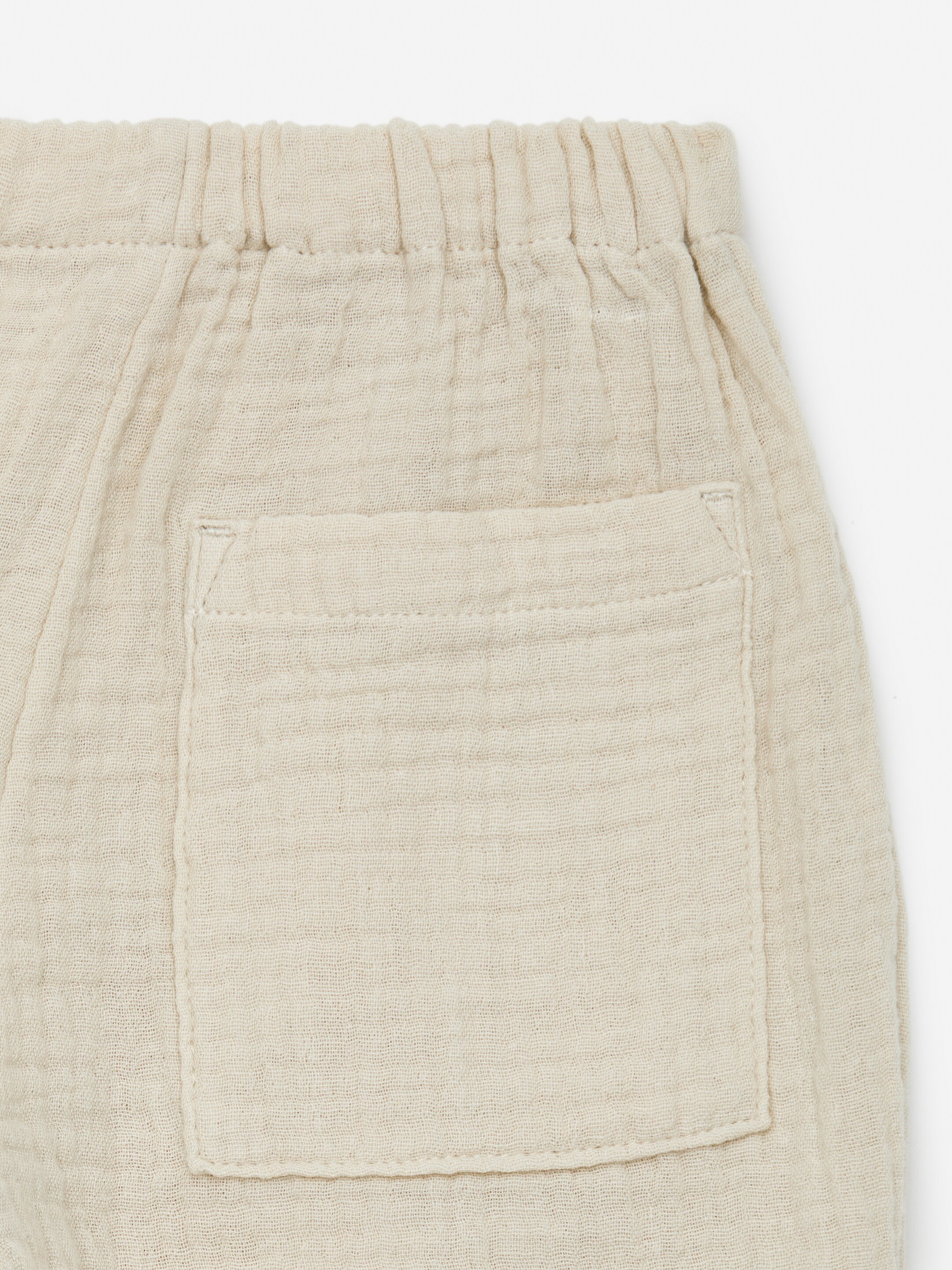 Visualizza immagine più grande: Cotton Muslin Trousers - Beige - BAMBINO | H&M IT 3