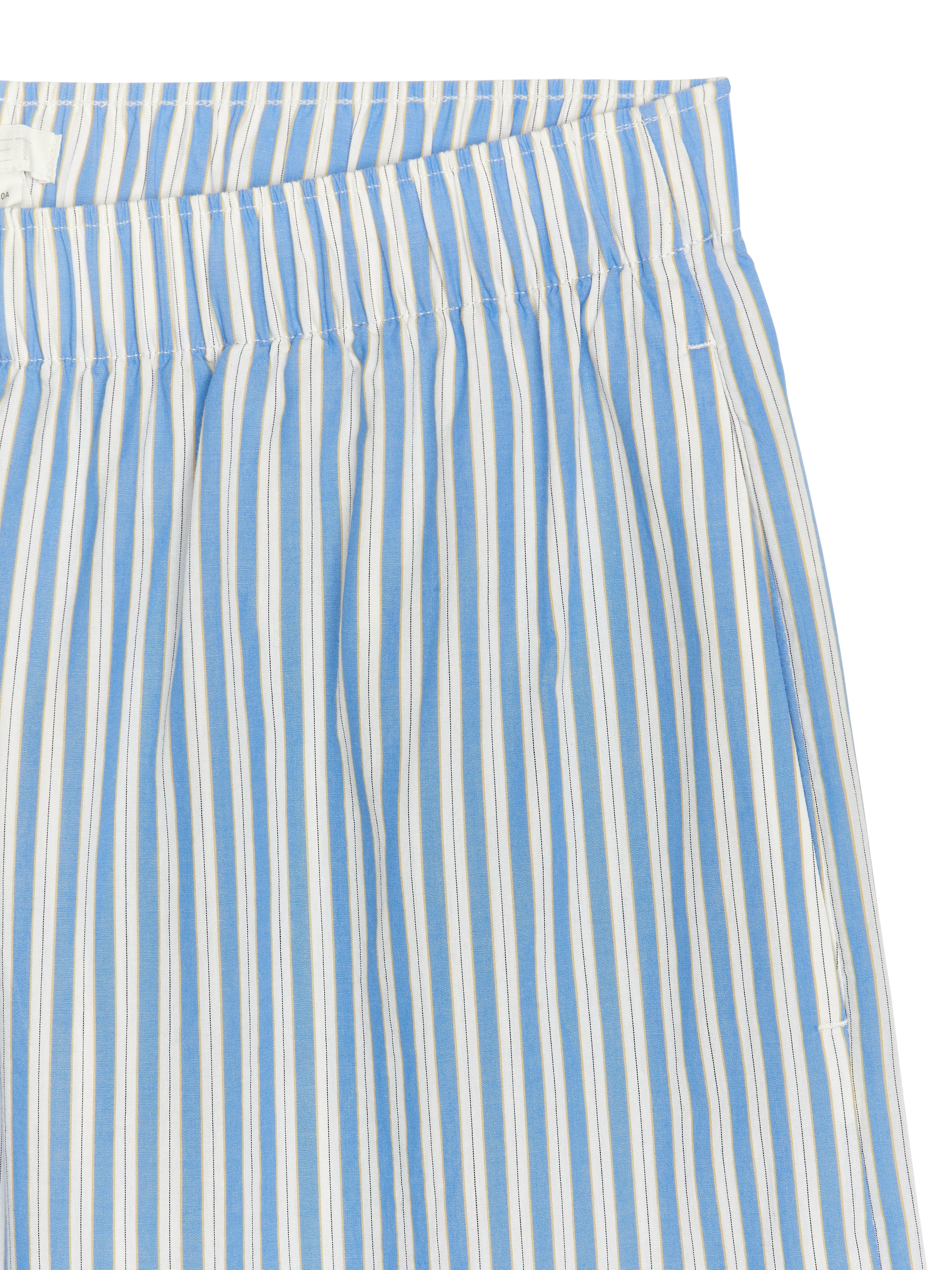 Lös pyjamasbyxa - Vit/blå - Relaxed fit - Women - StillMedia/DescriptiveDetail - 1