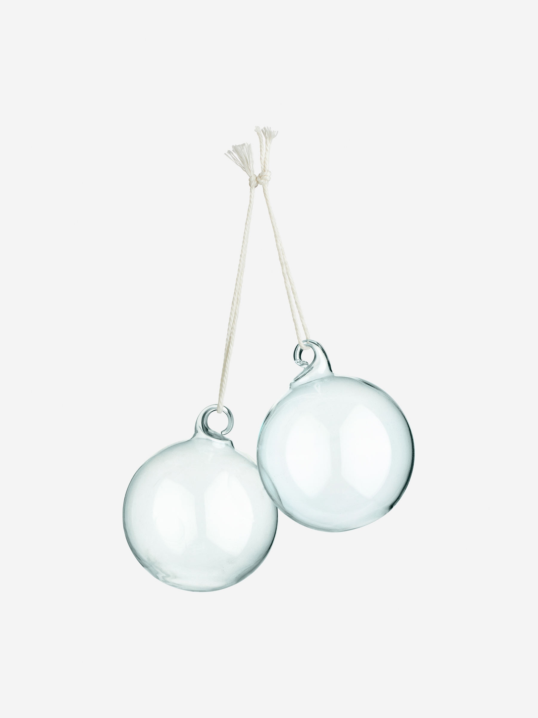 Glaskugeln im 2er-Set - Hellblau - Damen - StillMedia/DescriptiveStillLife - 1