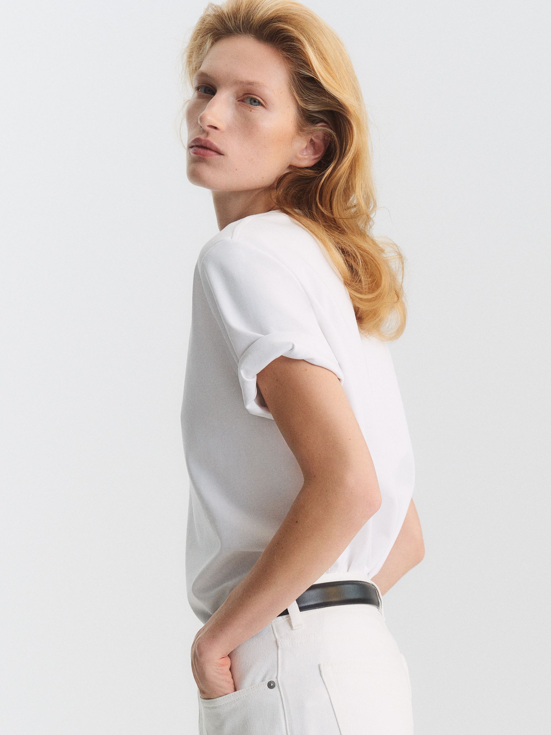 PEARL Heavyweight T-Shirt - White - Regular fit - Women - StillMedia/Environmental - 1