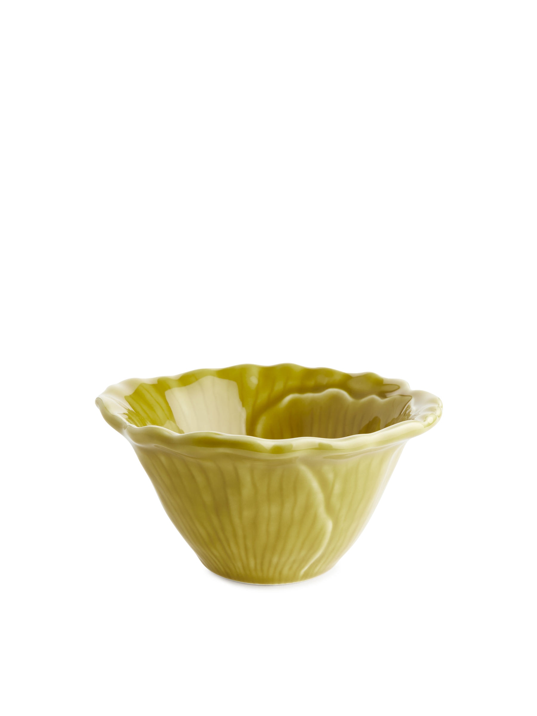 Schale mit Wildblumendesign von San Raphael, 12 cm - Grünliches Gelb - Haushaltswaren - StillMedia/DescriptiveStillLife - 1