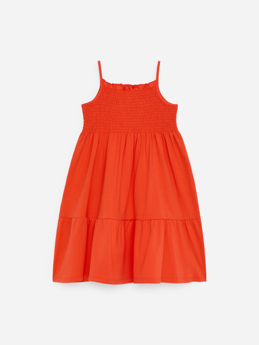 ARKET Girls  Jersey Smock Dress Red,  size 110/116
