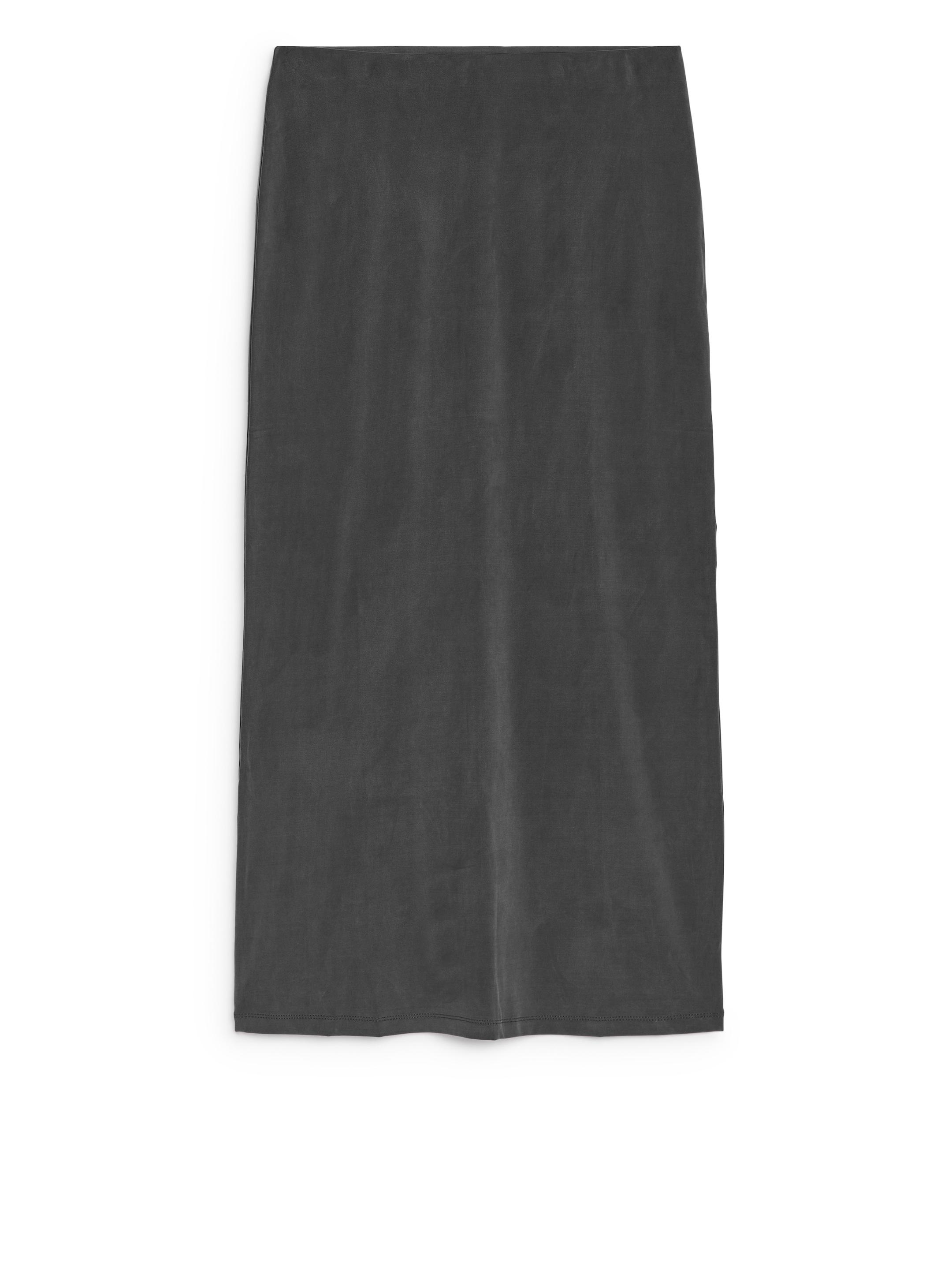 Lång kjol i cupro - Svart - Regular fit - Women - StillMedia/DescriptiveStillLife - 2