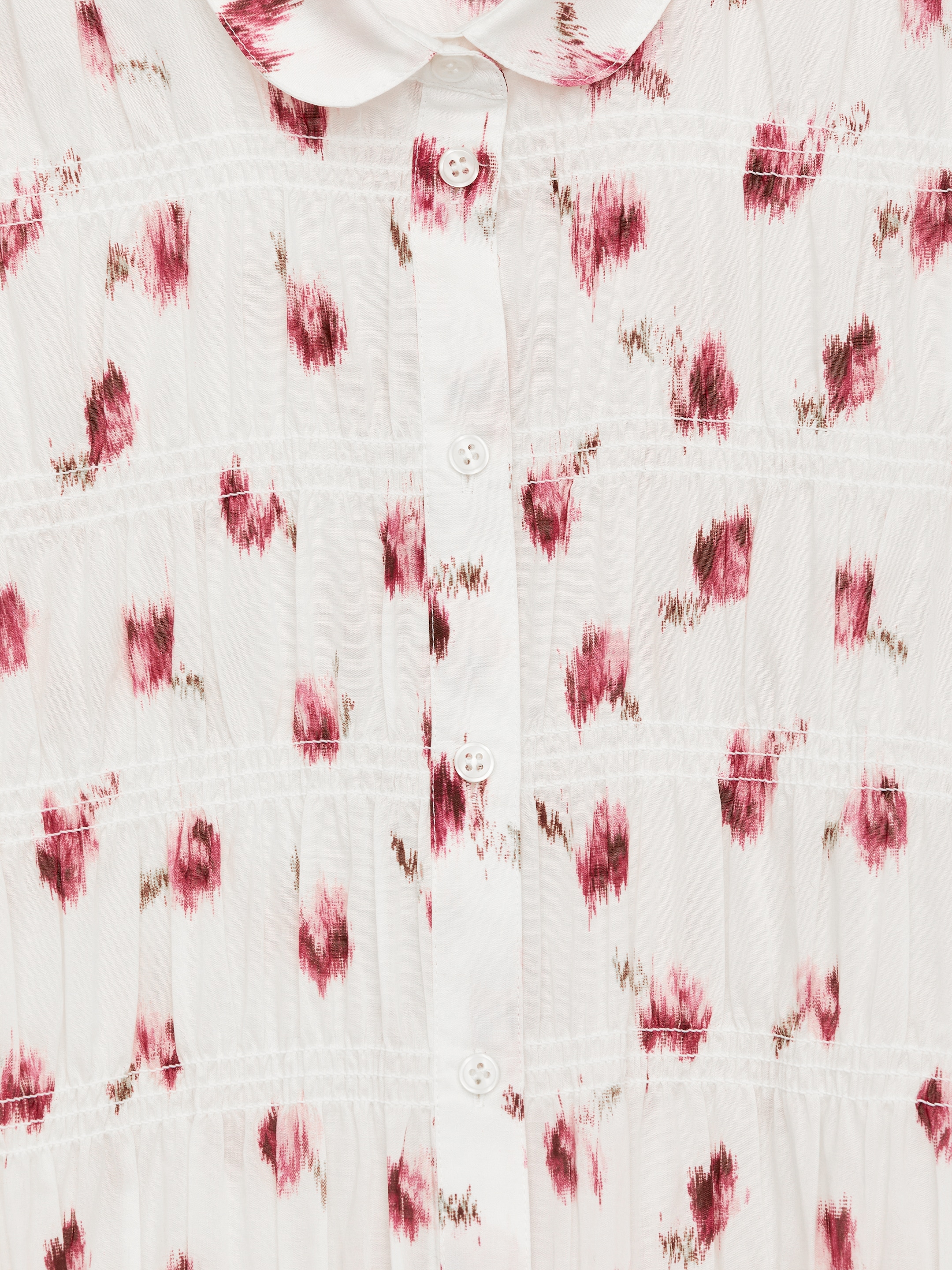 Printed Mini Dress - Off White/Floral - Slim fit - Women - StillMedia/DescriptiveDetail - 2