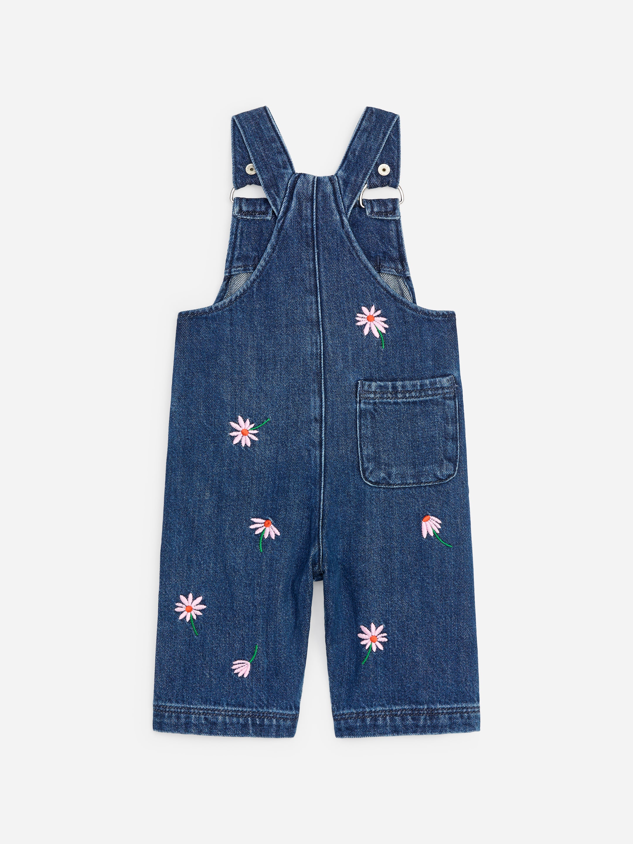 Peto denim bordado - Azul medio - children - StillMedia/DescriptiveStillLife - 1