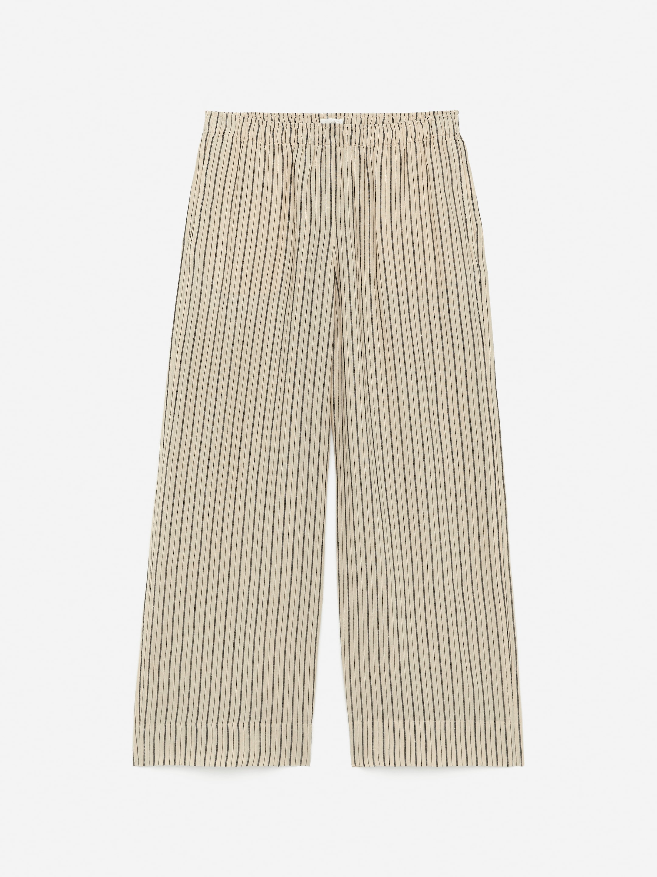 Visualizza immagine più grande: Pantaloni in lino - Beige/Nero - DONNA | H&M IT 1