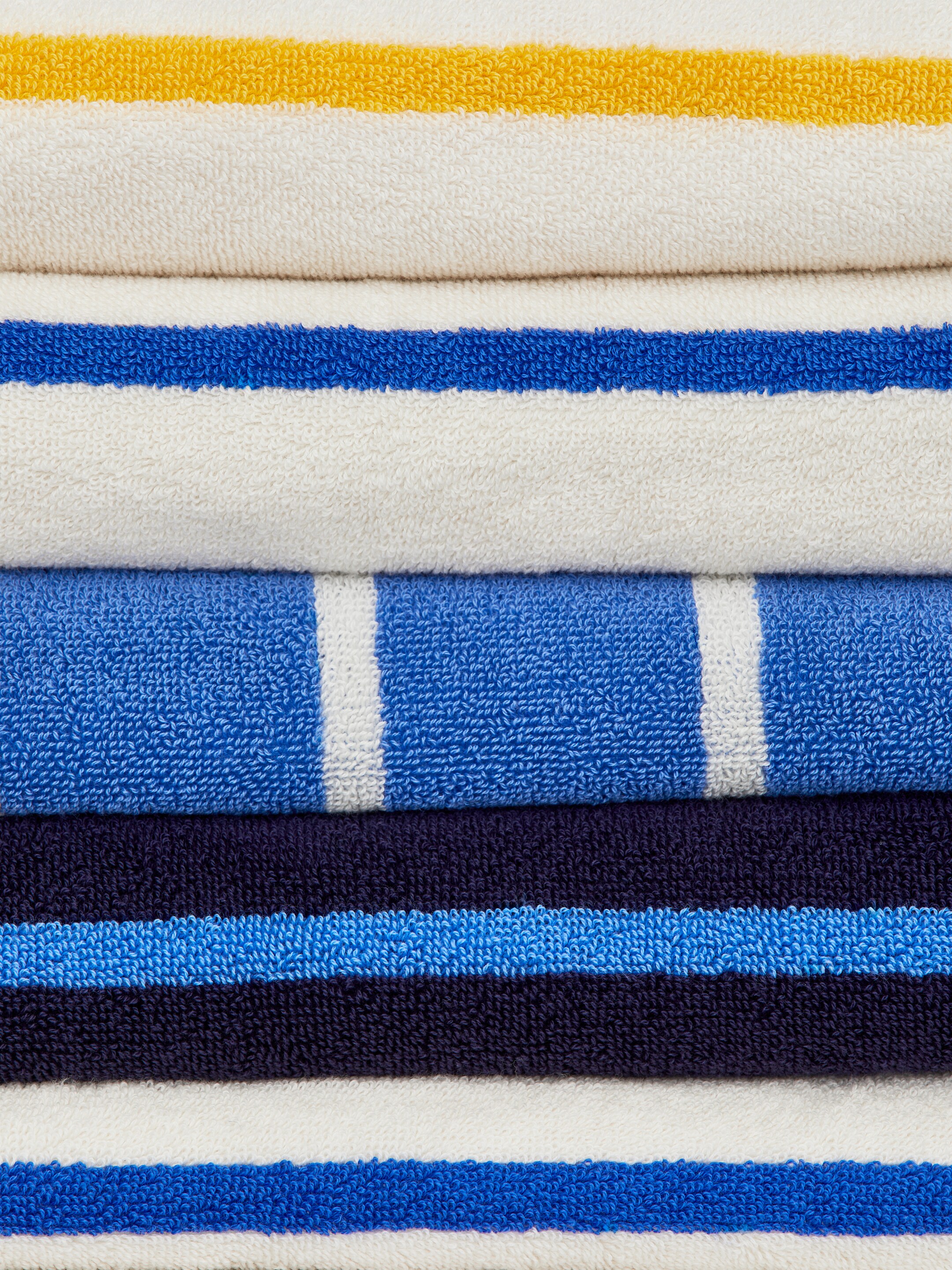 Zobacz większy obraz: Bath Towel 80 x 165 cm - Złamana biel/Niebieski - HOME | H&M PL 5