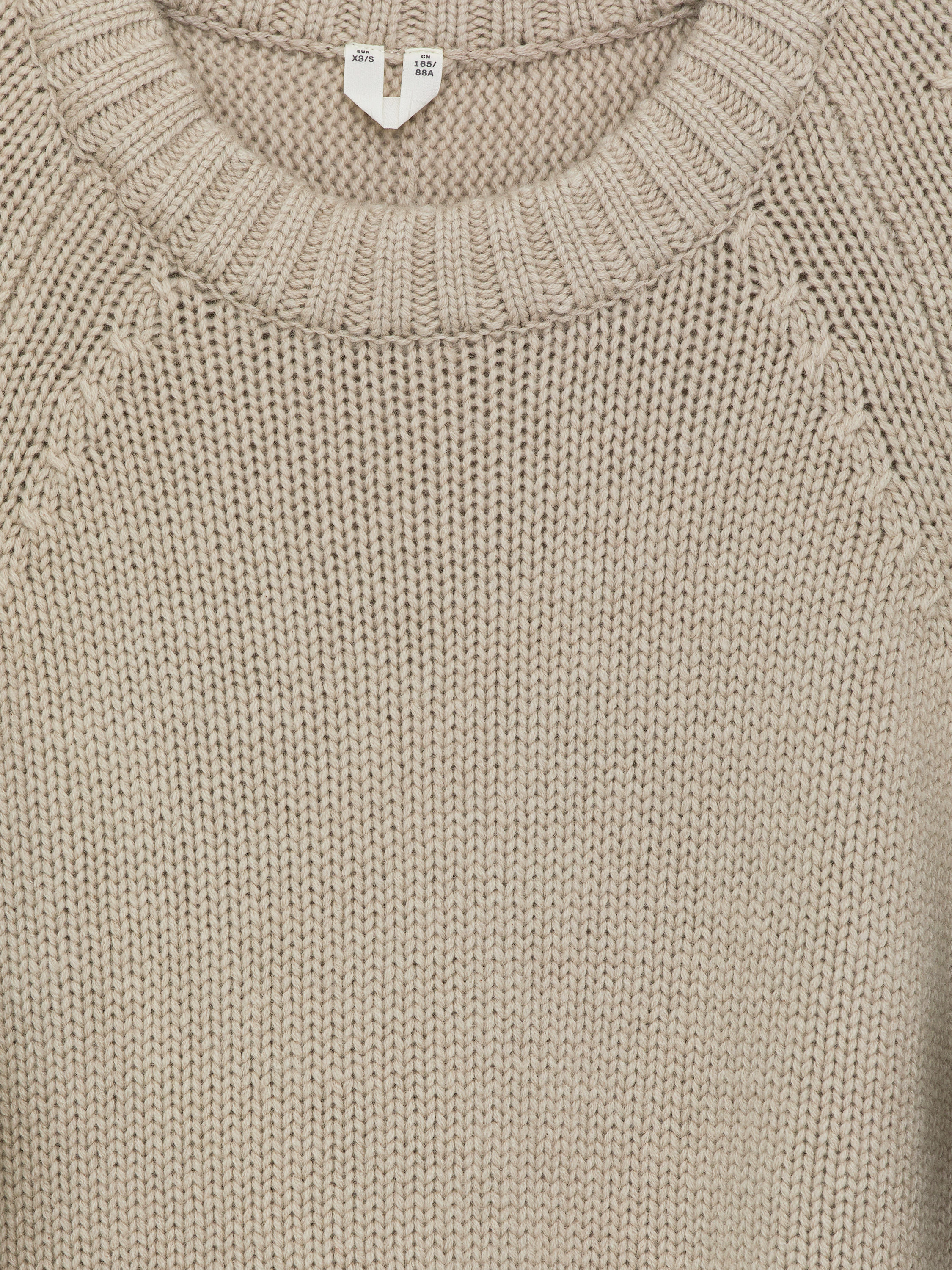 Chunky Pure Cashmere Jumper  ​ - Beige - Oversized - Women - StillMedia/DescriptiveDetail - 1