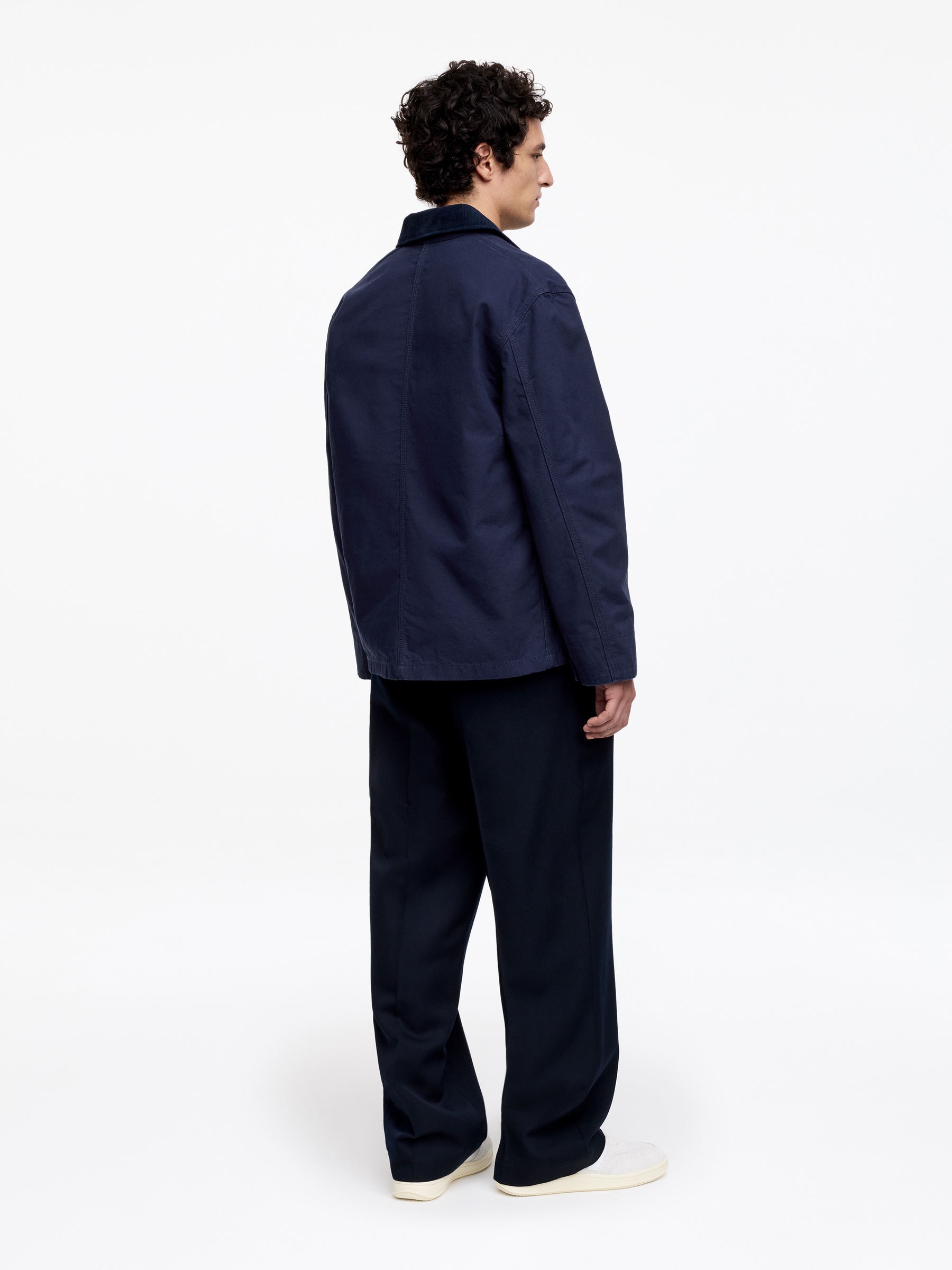 Veste utilitaire en toile - Bleu foncé - Regular fit - Homme - StillMedia/Lookbook - 6