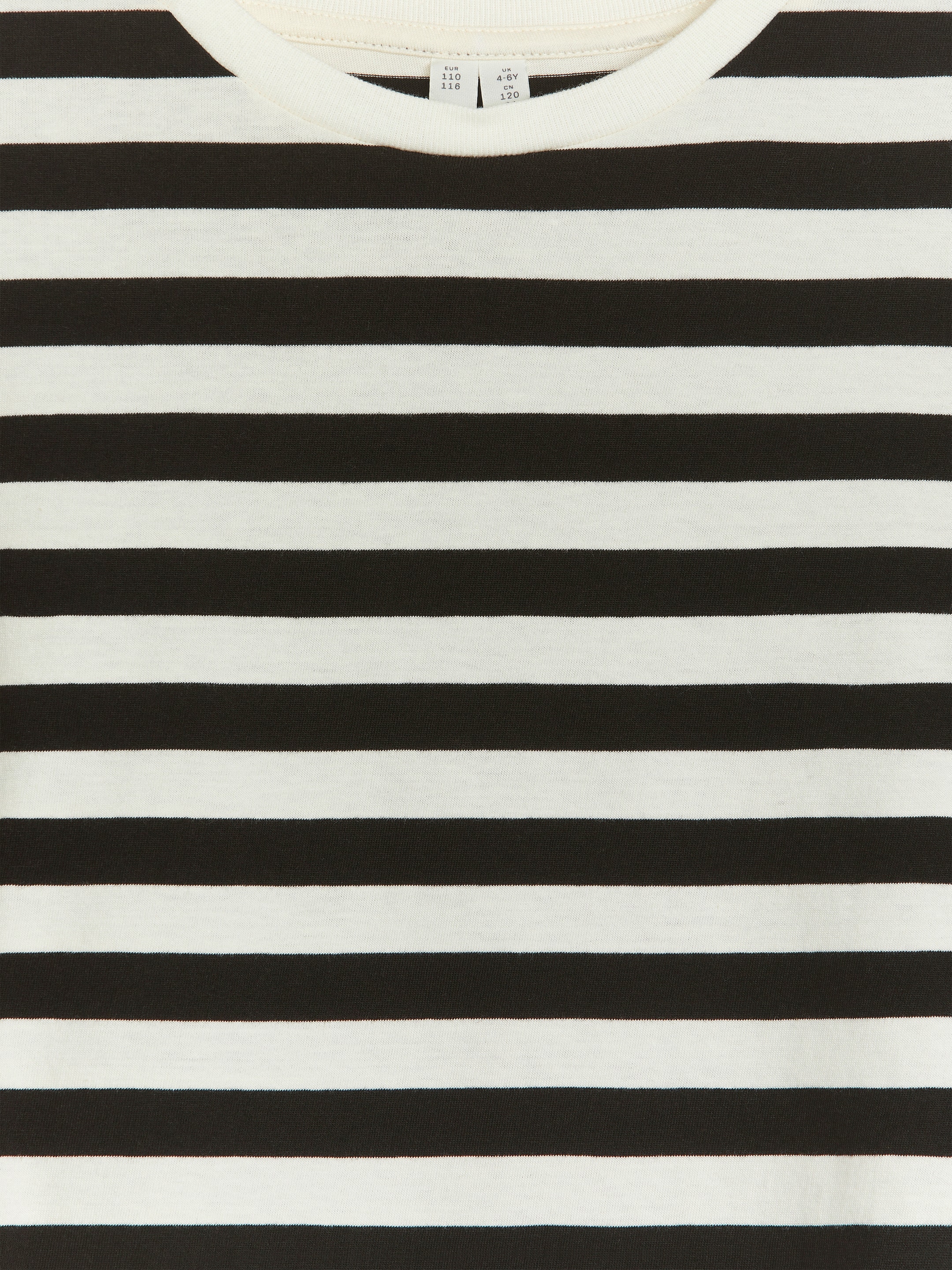 Größeres Bild ansehen: Oversize-T-Shirt mit langen Ärmeln - Schwarz/Weiß - Kids | H&M DE 3