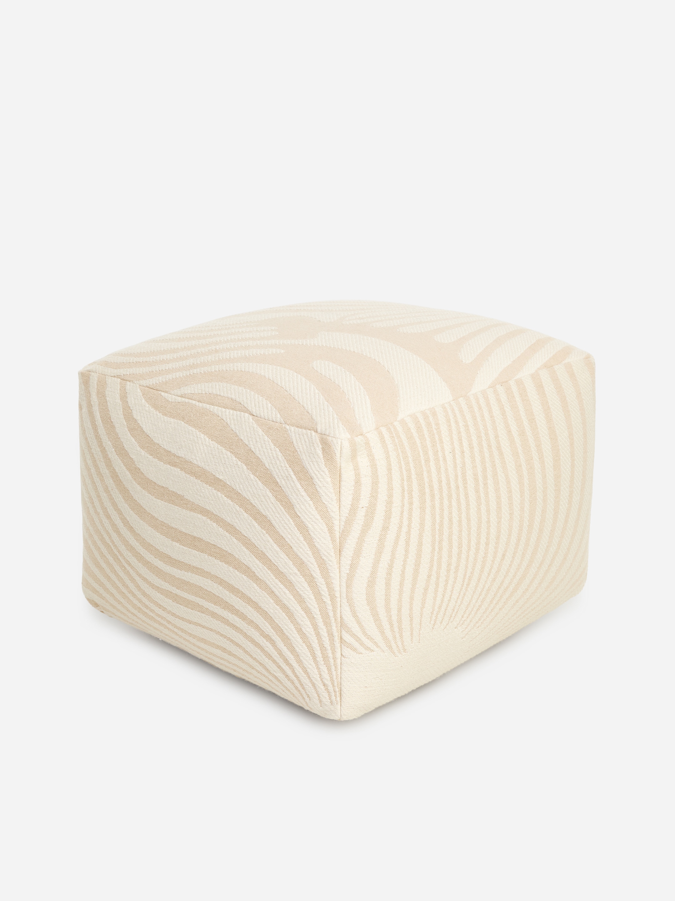 Cotton-Wool Pouffe-White-20525