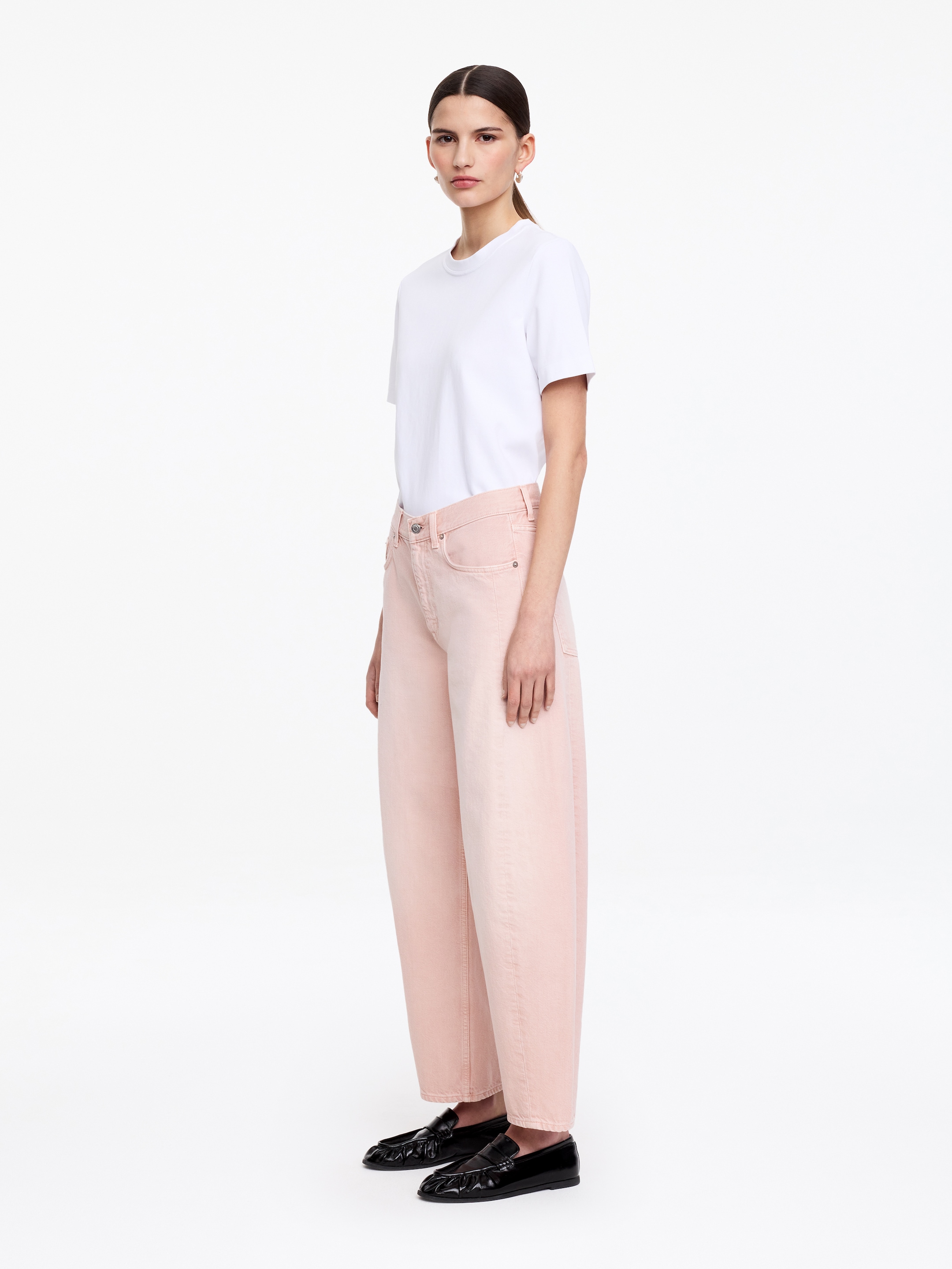 Vaqueros de pernera barril BLOOM - Rosa - Corte relajado - Women - StillMedia/Lookbook - 5