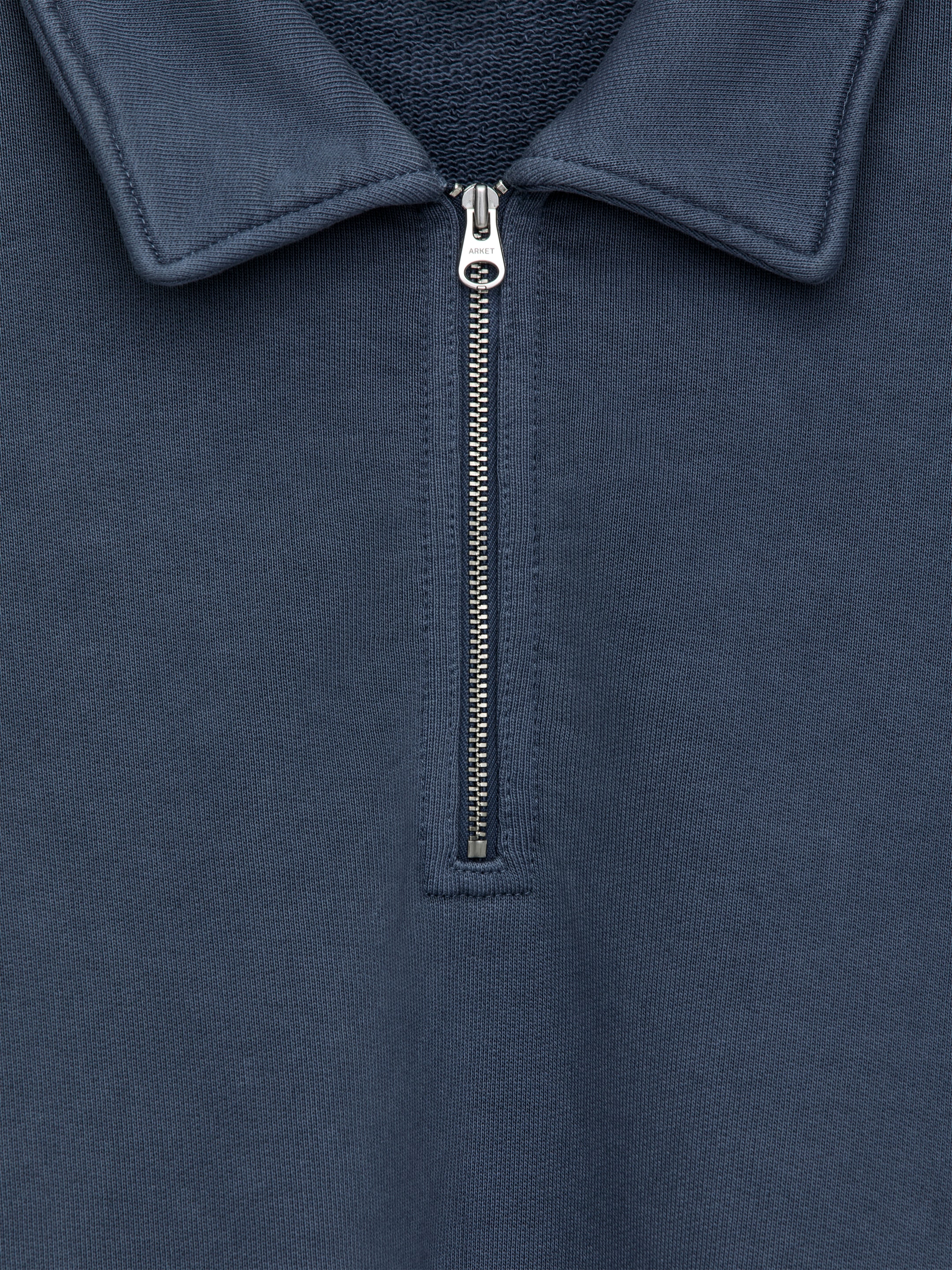 Polo con mezza cerniera - Blu sbiadito - Regular fit - Men - StillMedia/DescriptiveDetail - 2