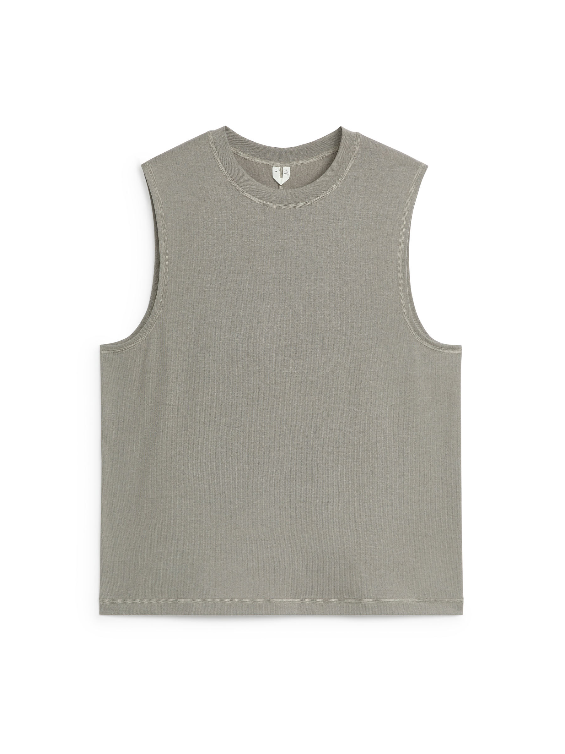 Active Mesh Tank Top-#7F7A72-6688