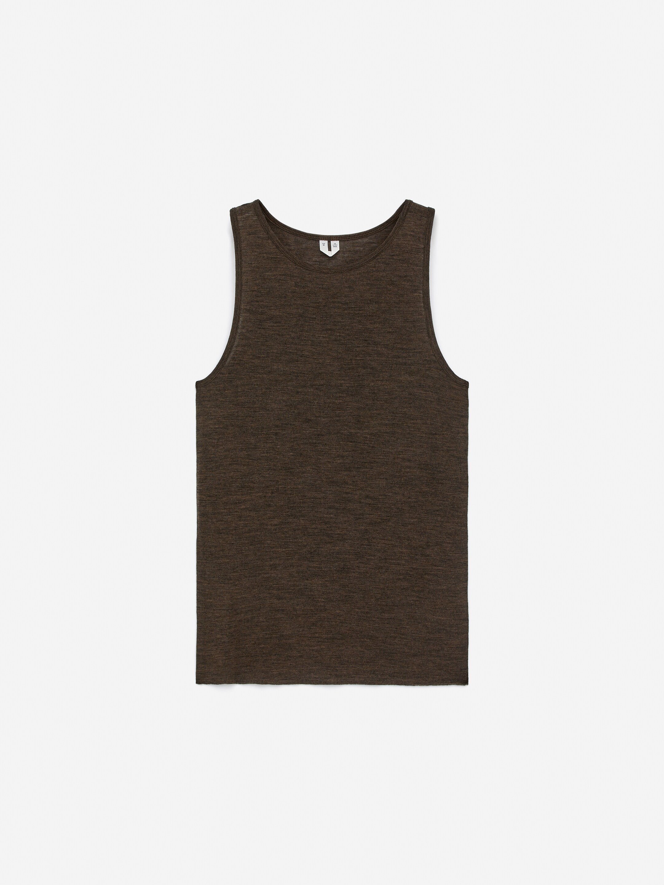 Ver imagen más grande: Camiseta de tirantes de lana - Marrón - MUJER | H&M ES 5