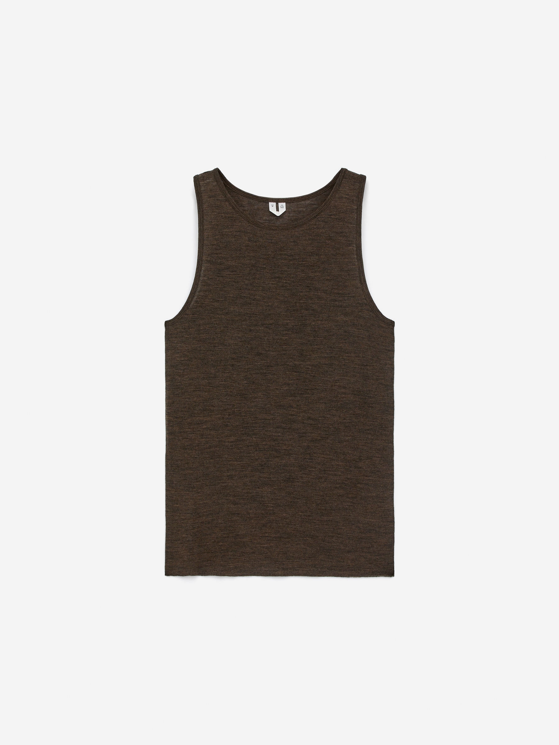 Wool Tank Top-Brown-16052