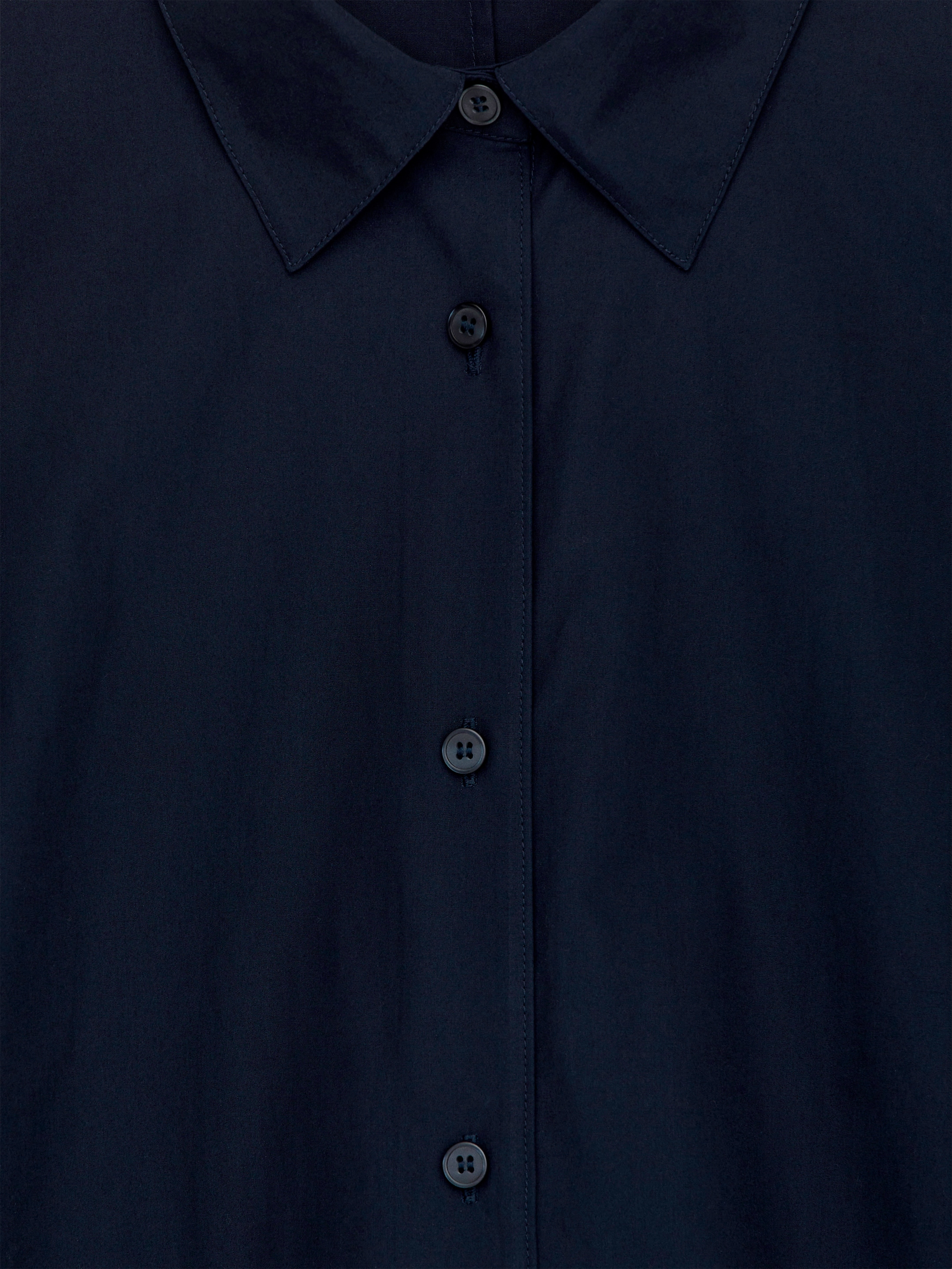 Vestido camisero corto - Azul oscuro - Corte estándar - Women - StillMedia/DescriptiveDetail - 1