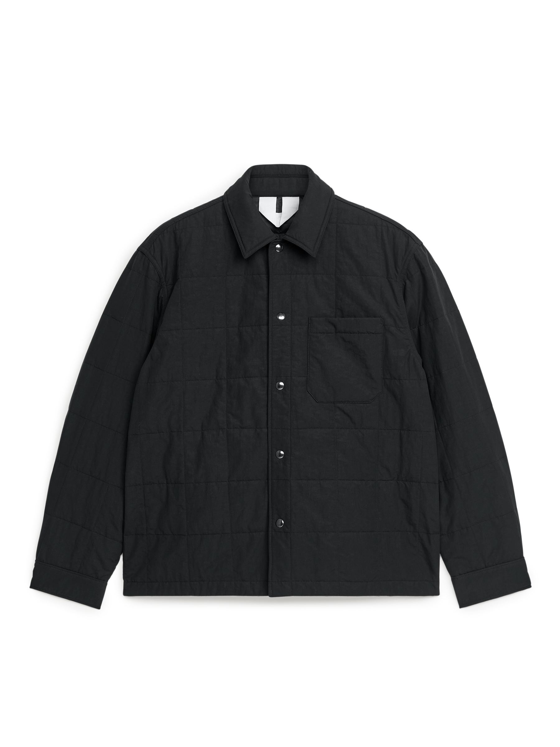 Camicia trapuntata - Nero - Regular fit - Men - StillMedia/DescriptiveStillLife - 1