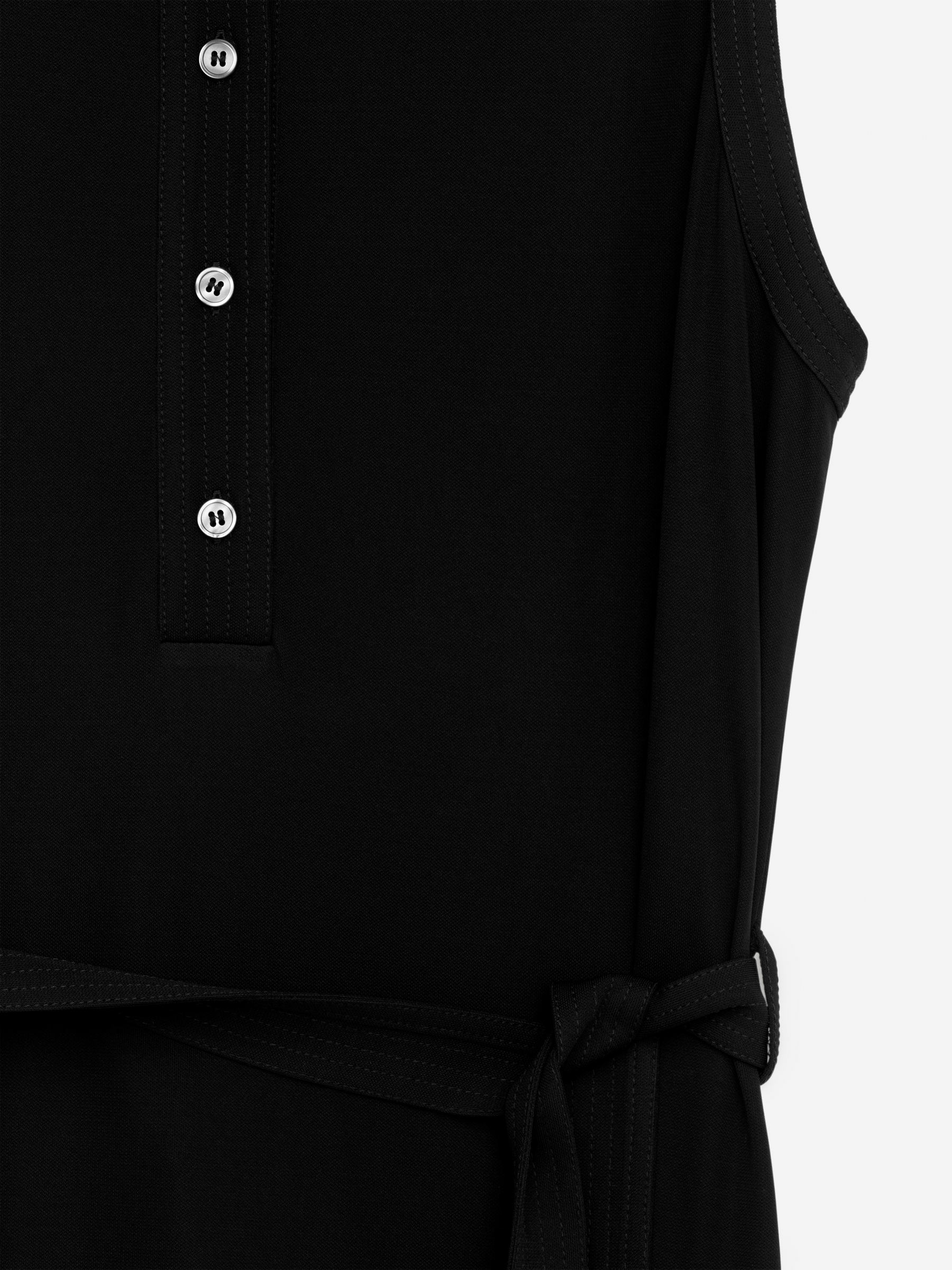 Stretch Viscose Dress - Black - Regular fit - Women - StillMedia/DescriptiveDetail - 1