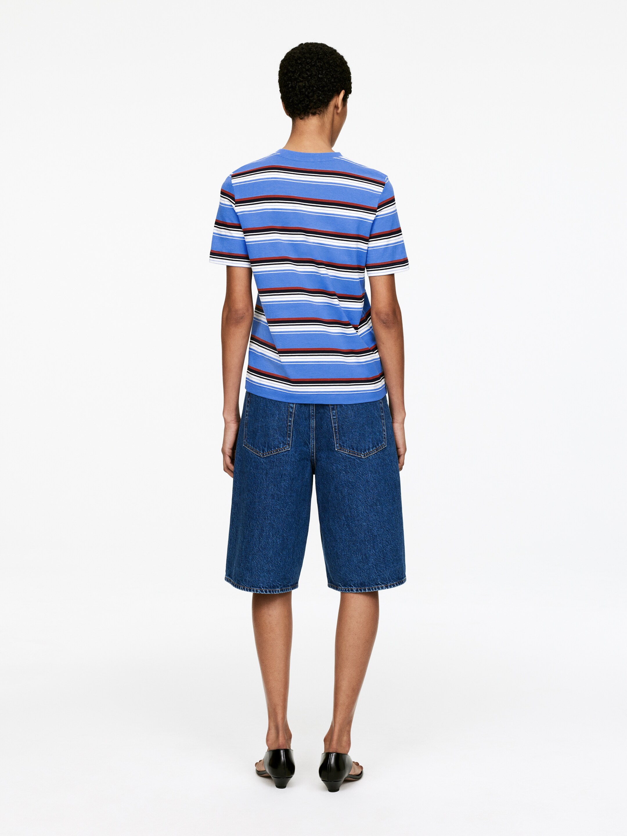 Ver imagen más grande: Camiseta clásica LILY - Azul/rayas - MUJER | H&M ES 4