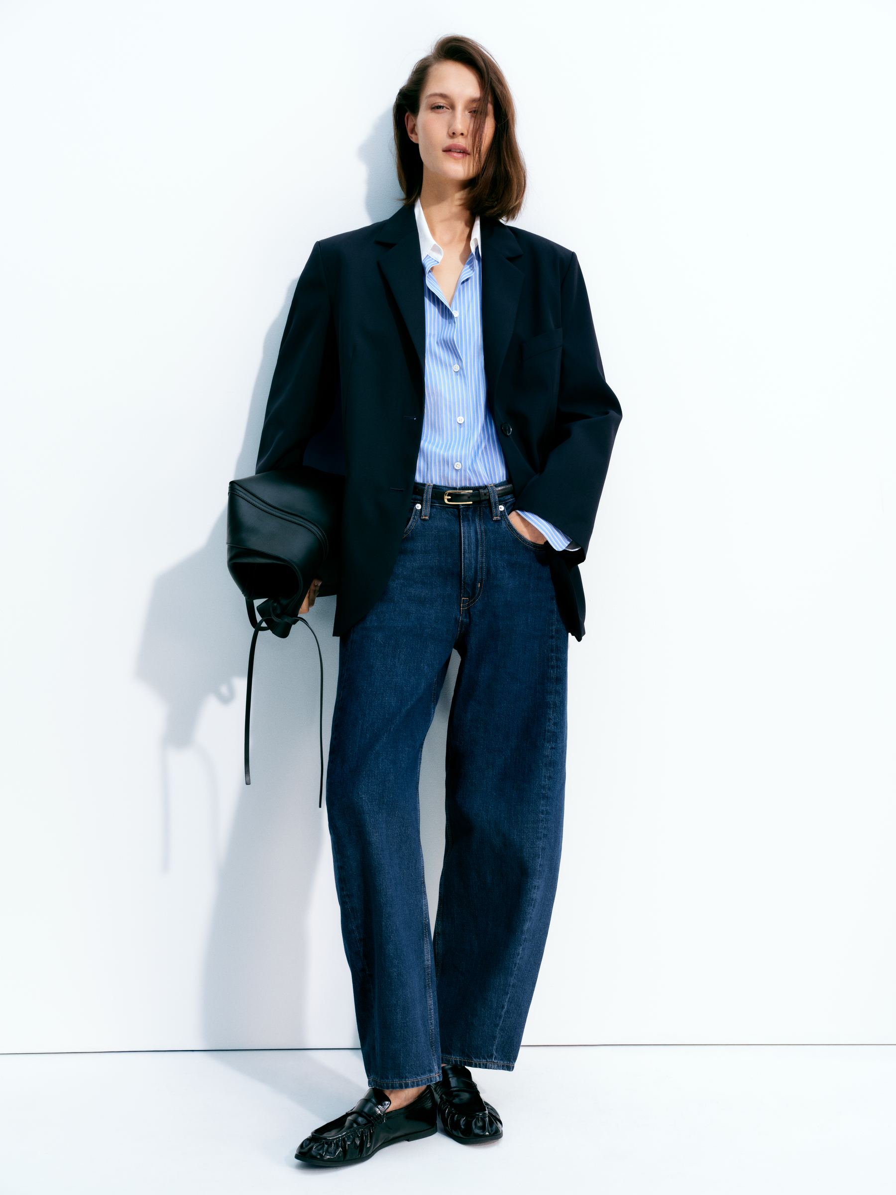 BLOOM Barrel Jeans-#2E3036-16812