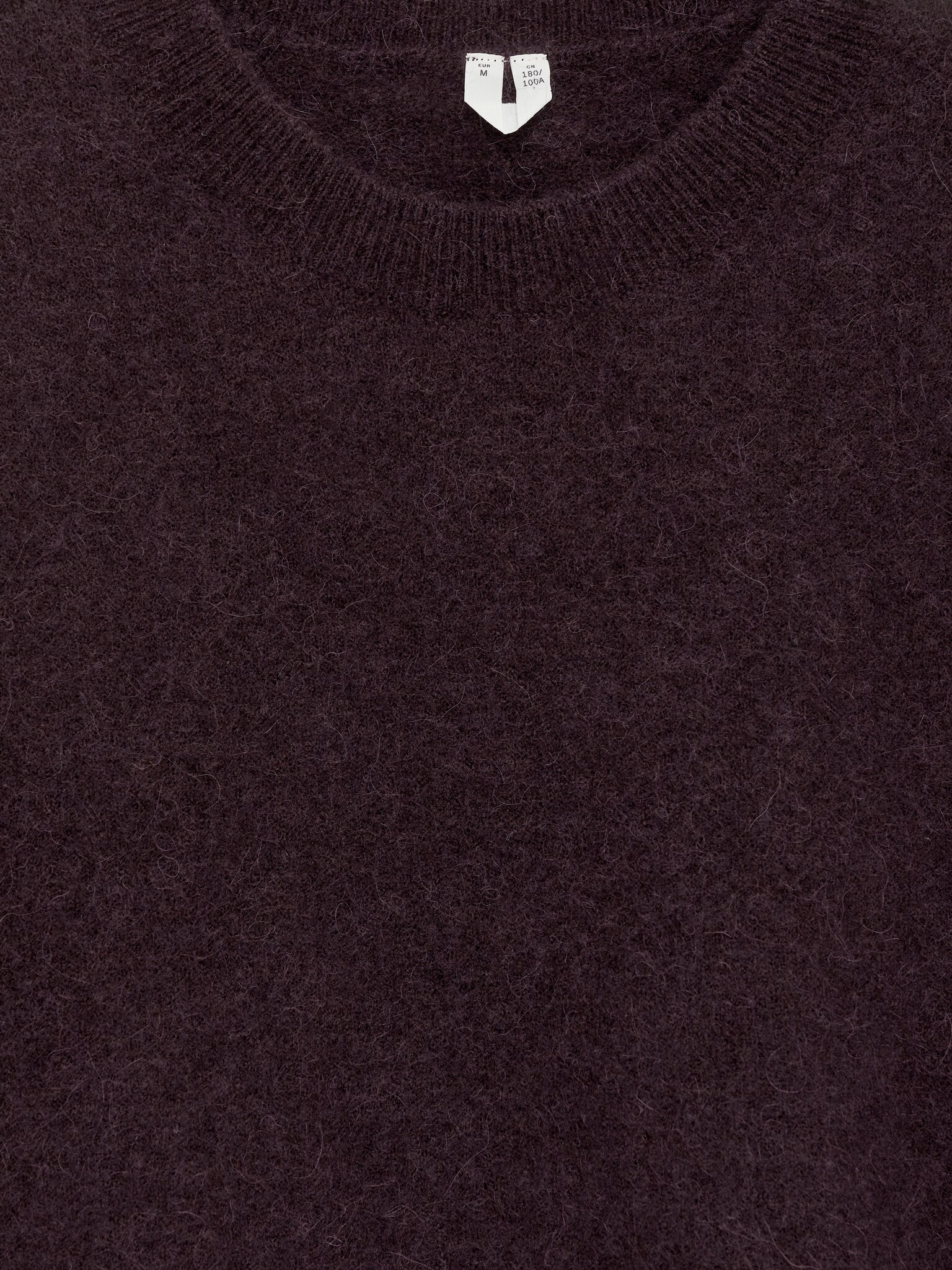 Alpaca-Wool Blend Vest - Burgundy - 3