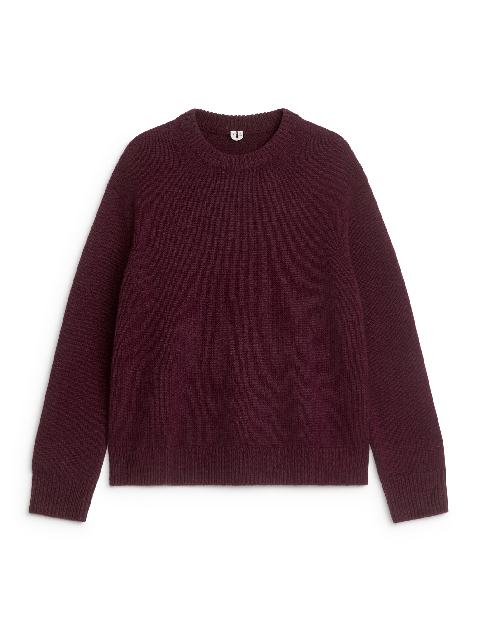Heavy Knit Wool Blend Jumper - Dark Red/Beige Melange/Dark Blue/Grey/Black Melange/Dark Green/Off White/Blue Melange