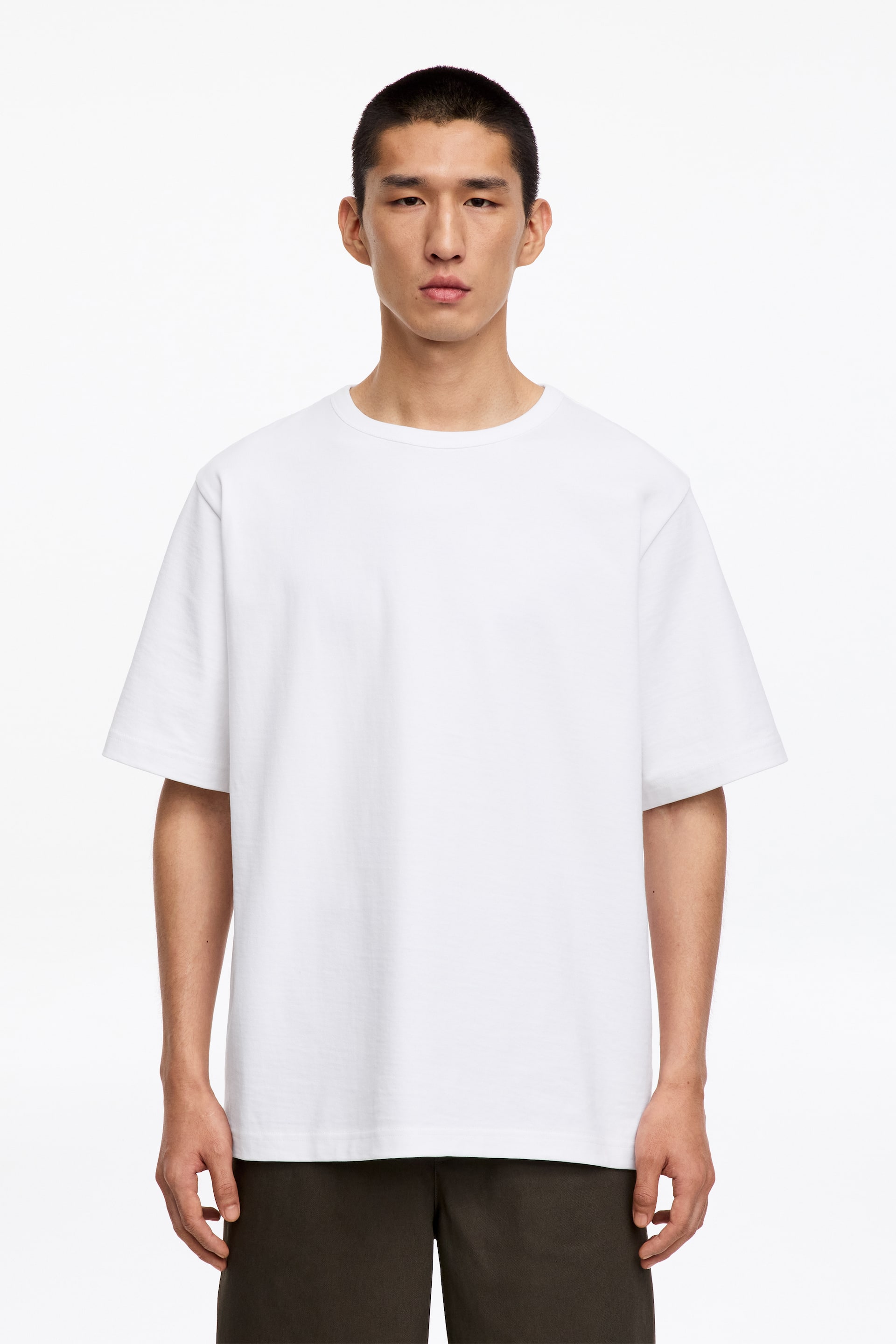 Visualizza l'immagine ingrandita: Schweres T-Shirt - Weiß - UOMO | H&M CH 1