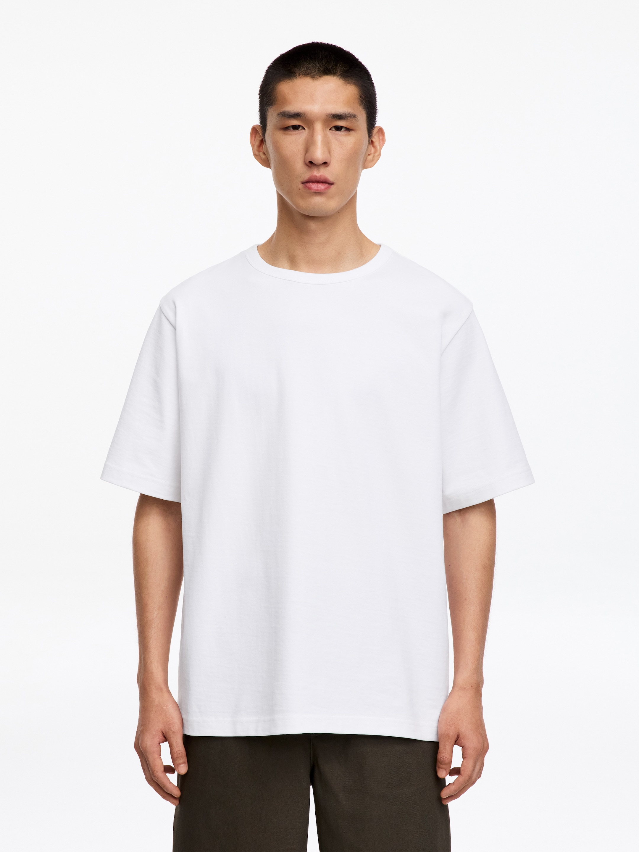 Oversize-T-Shirt, 270 GSM-White-11649