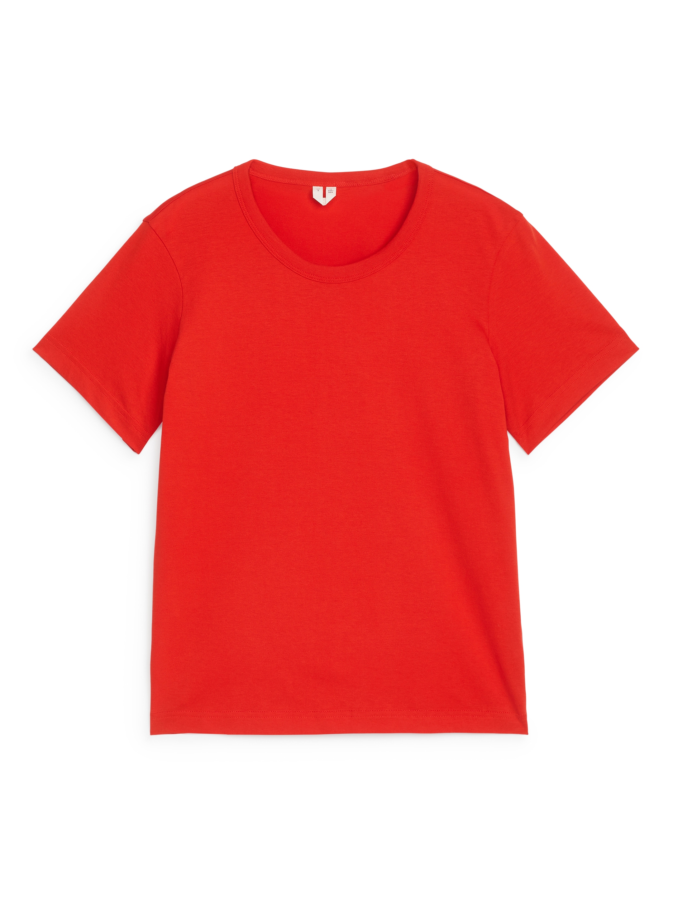 Cotton T-Shirt-Red-12834