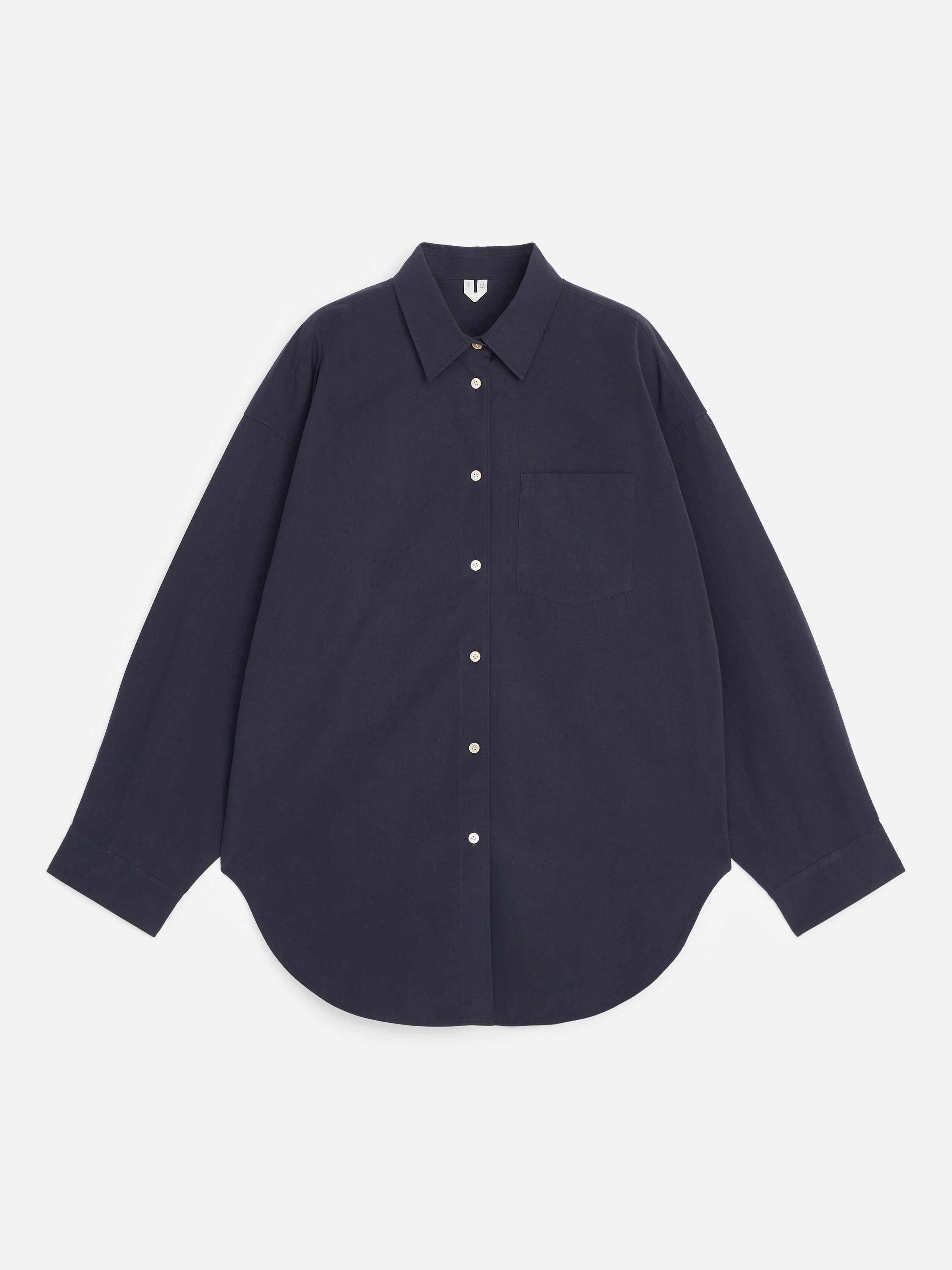 Camicia con maniche a pipistrello - Blu scuro