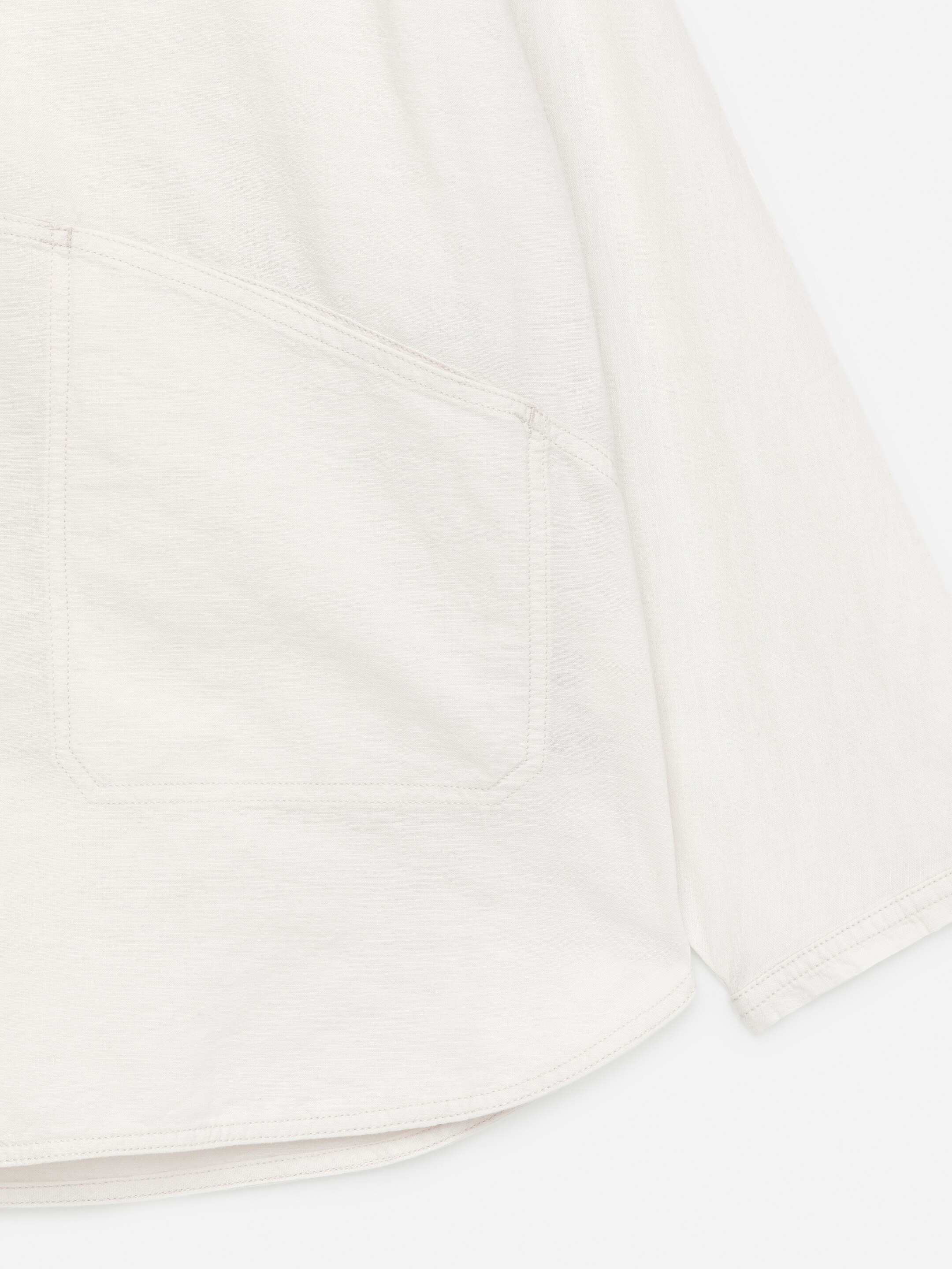 Ver imagem maior: Camisa de algodão e linho - Branco - SENHORA | H&M PT 2