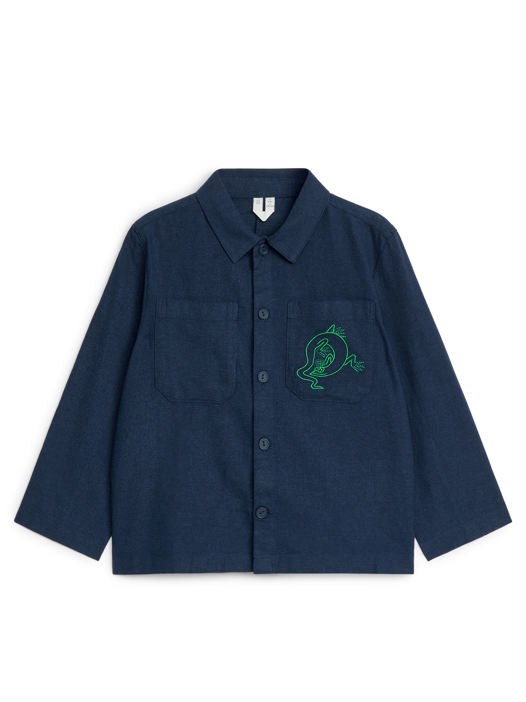 Overshirt aus Baumwoll-Leinen-Mischung - Dunkelblau - Regular Fit - Kinder - StillMedia/DescriptiveStillLife - 3