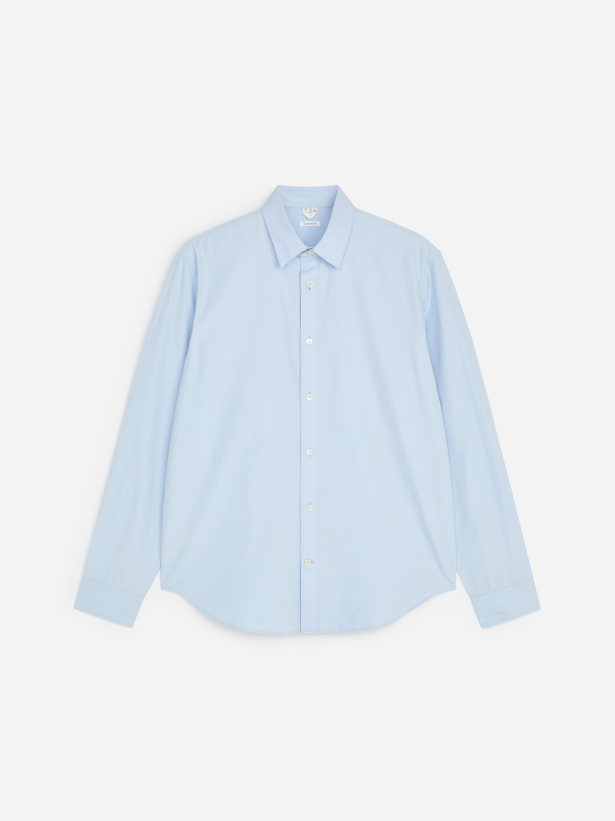 Cotton-Tencel Shirt - Light Blue/Striped - Regular fit - Men - StillMedia/DescriptiveStillLife - 1