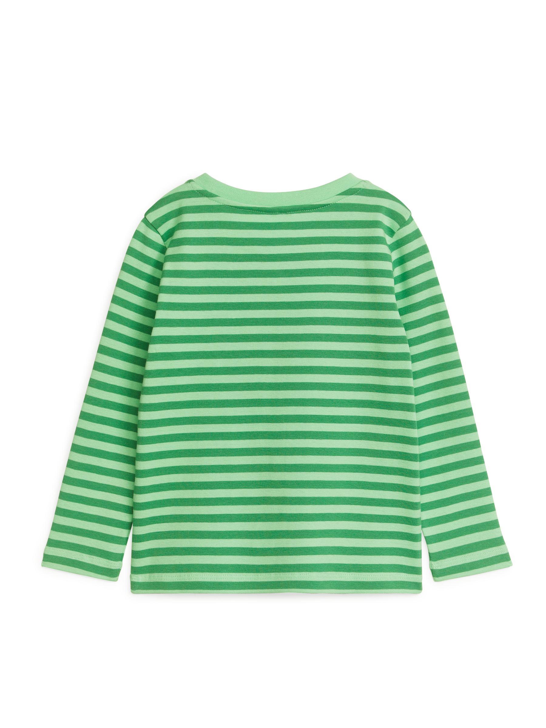 T-shirt a maniche lunghe a righe - Verde/Righe - Regular fit - Children - StillMedia/DescriptiveStillLife - 2