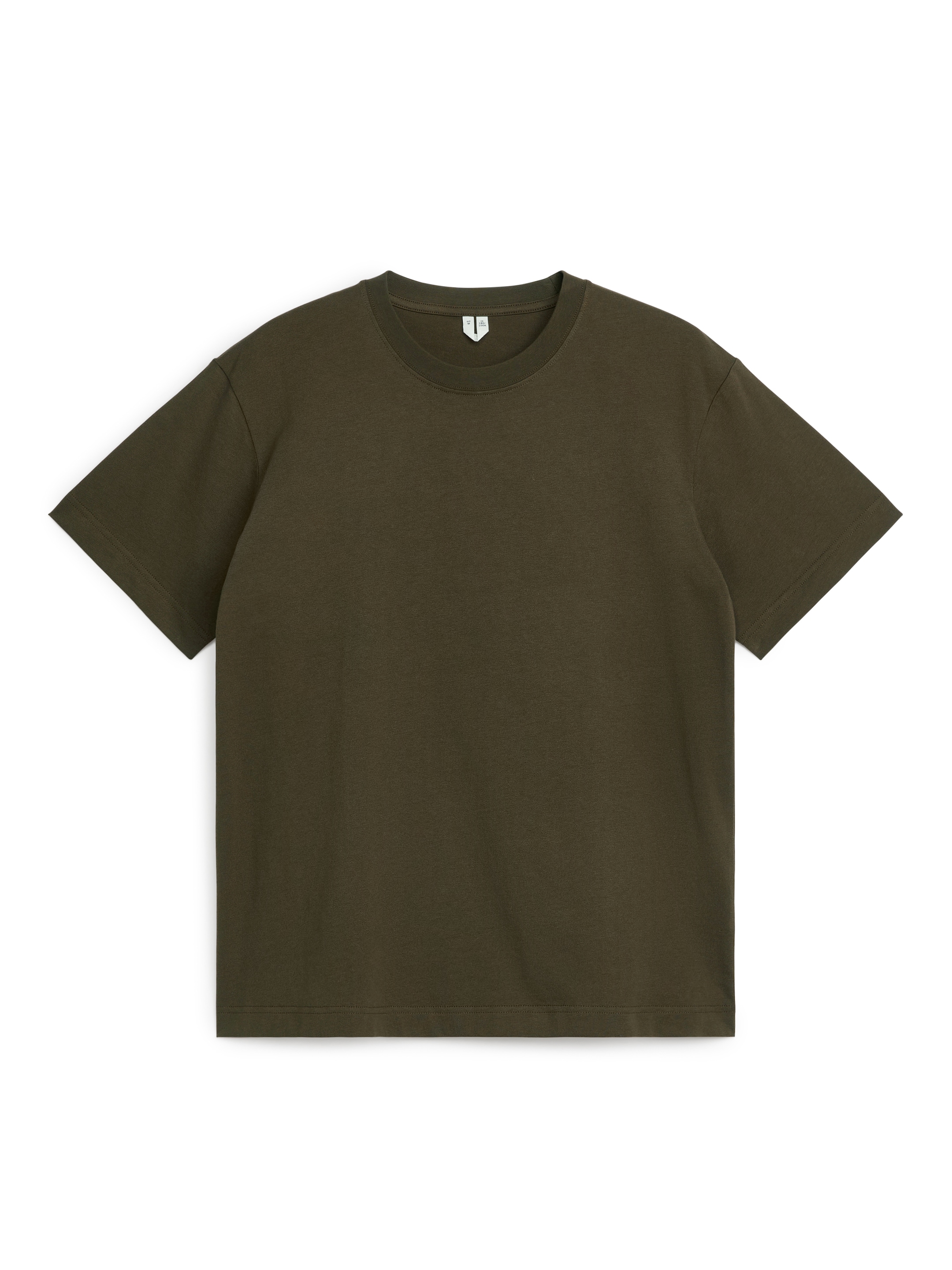 Zobrazit větší obrázek: Tričko 220 GSM Relaxed - Dark Green - MUŽI | H&M CZ 1
