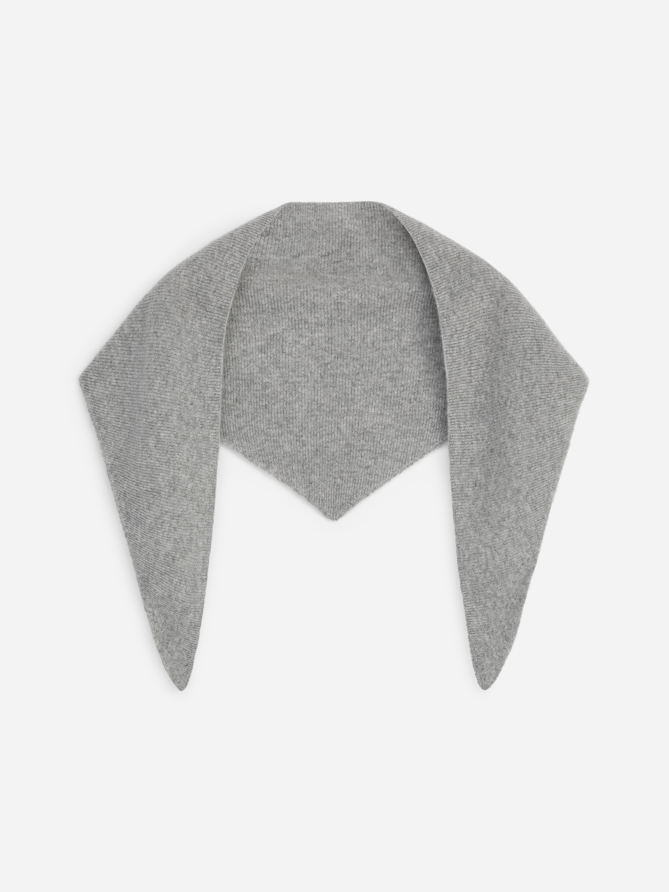 Sciarpa a triangolo in cashmere - Grigio