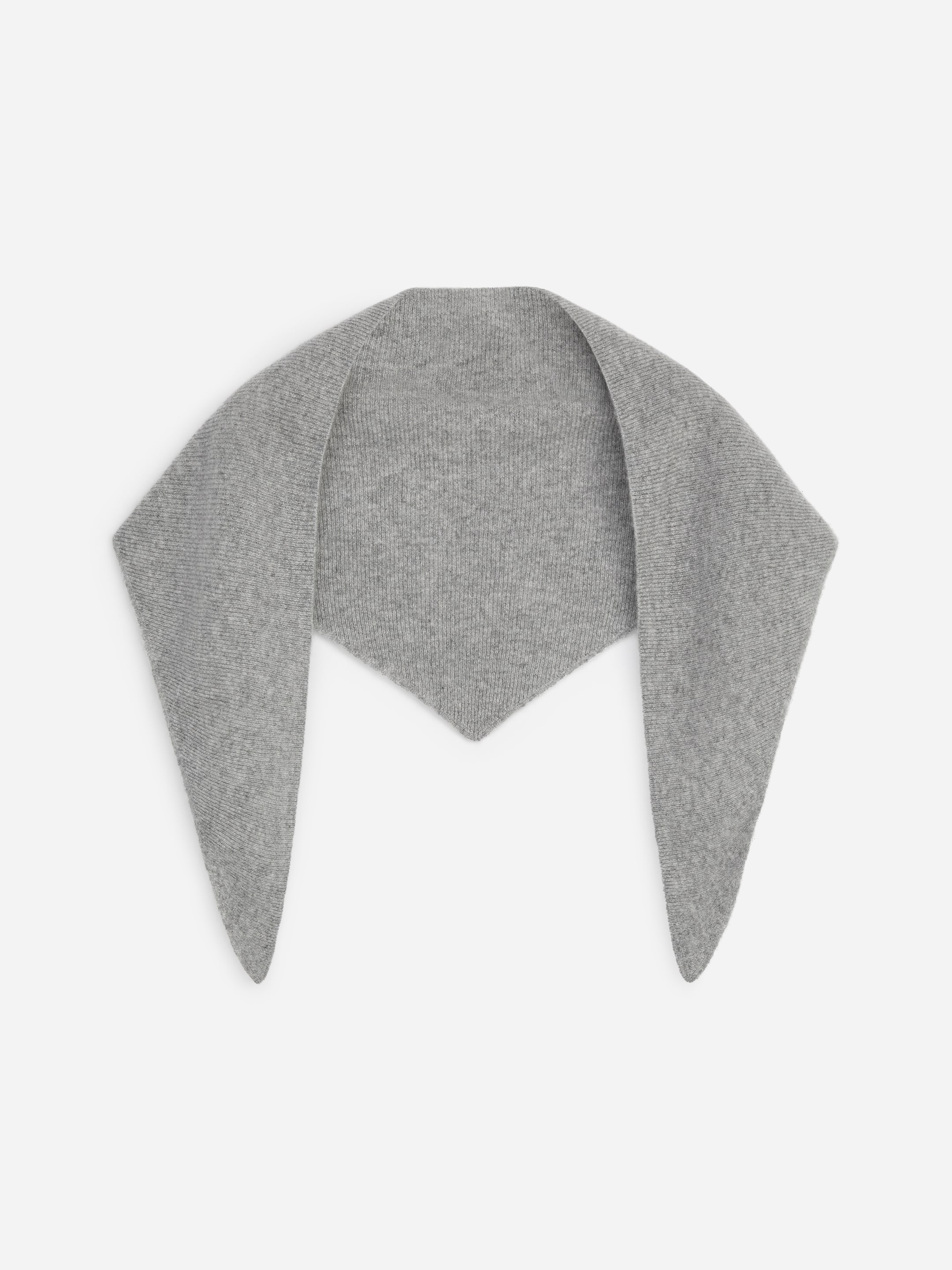 Dreieckstuch aus Kaschmir-Grey-20711