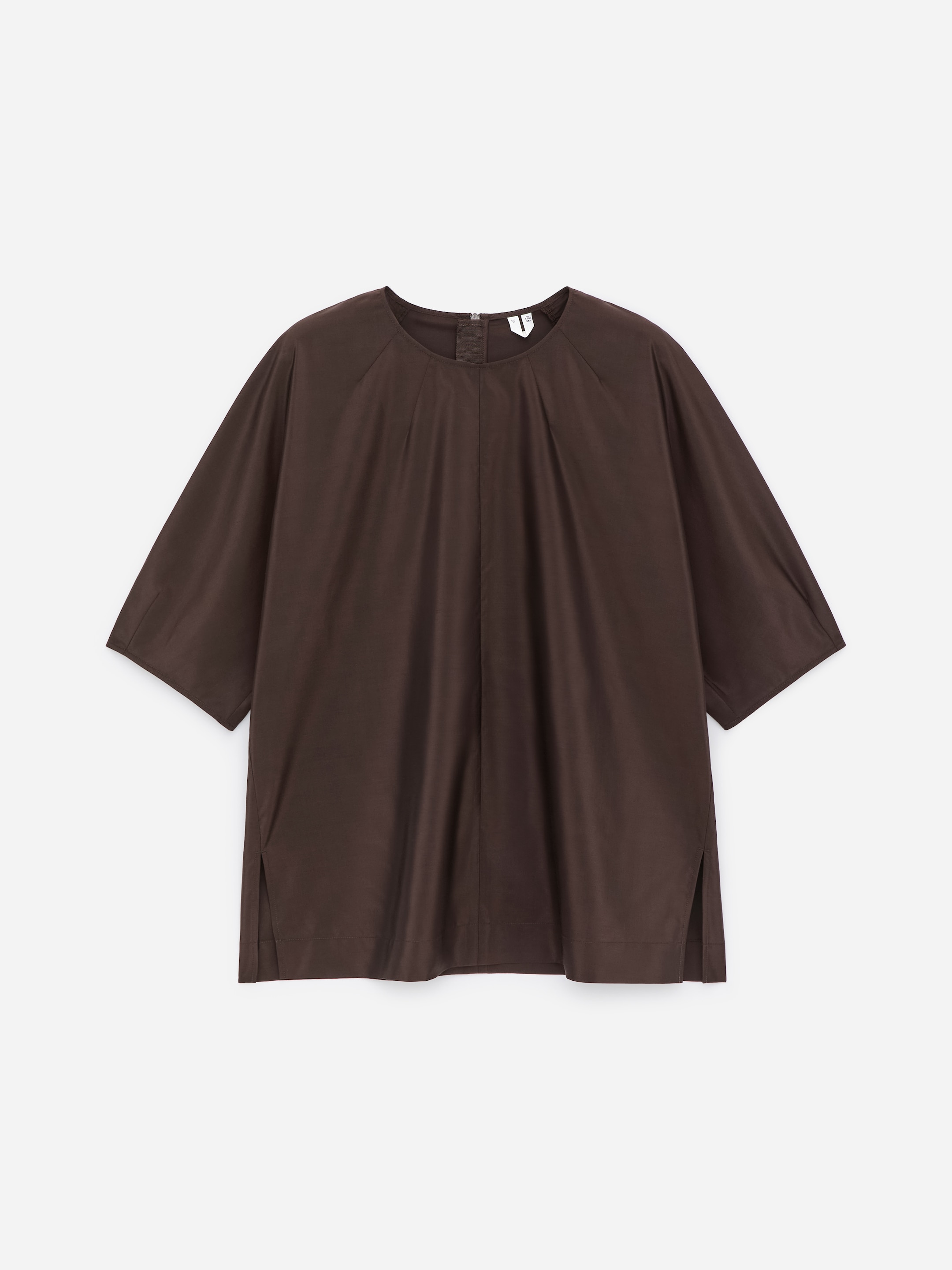 Bluse aus Seidenmischung-#3F3838-17827
