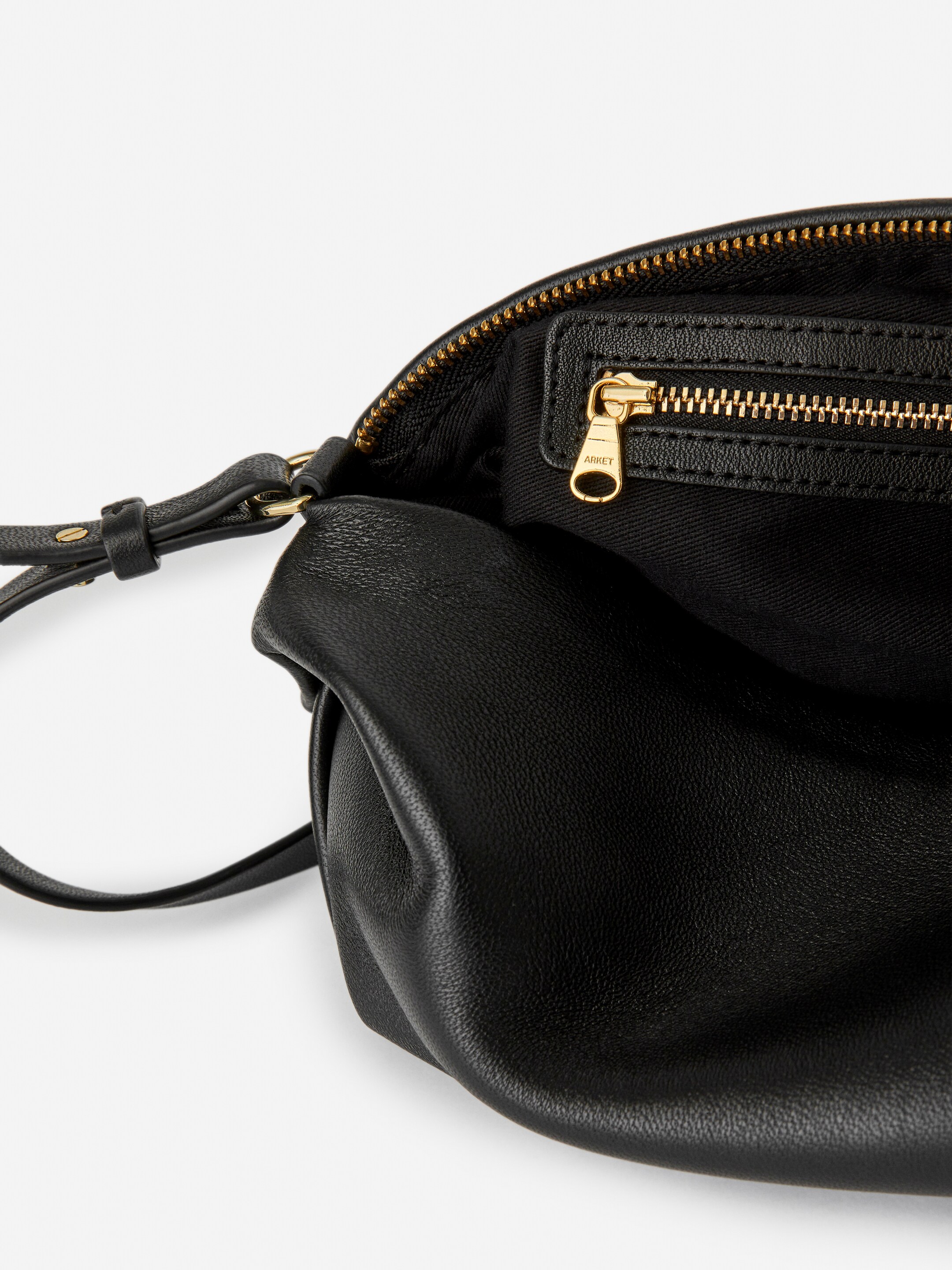 Skórzana torebka crossbody - Czarny - Women - StillMedia/DescriptiveDetail - 12