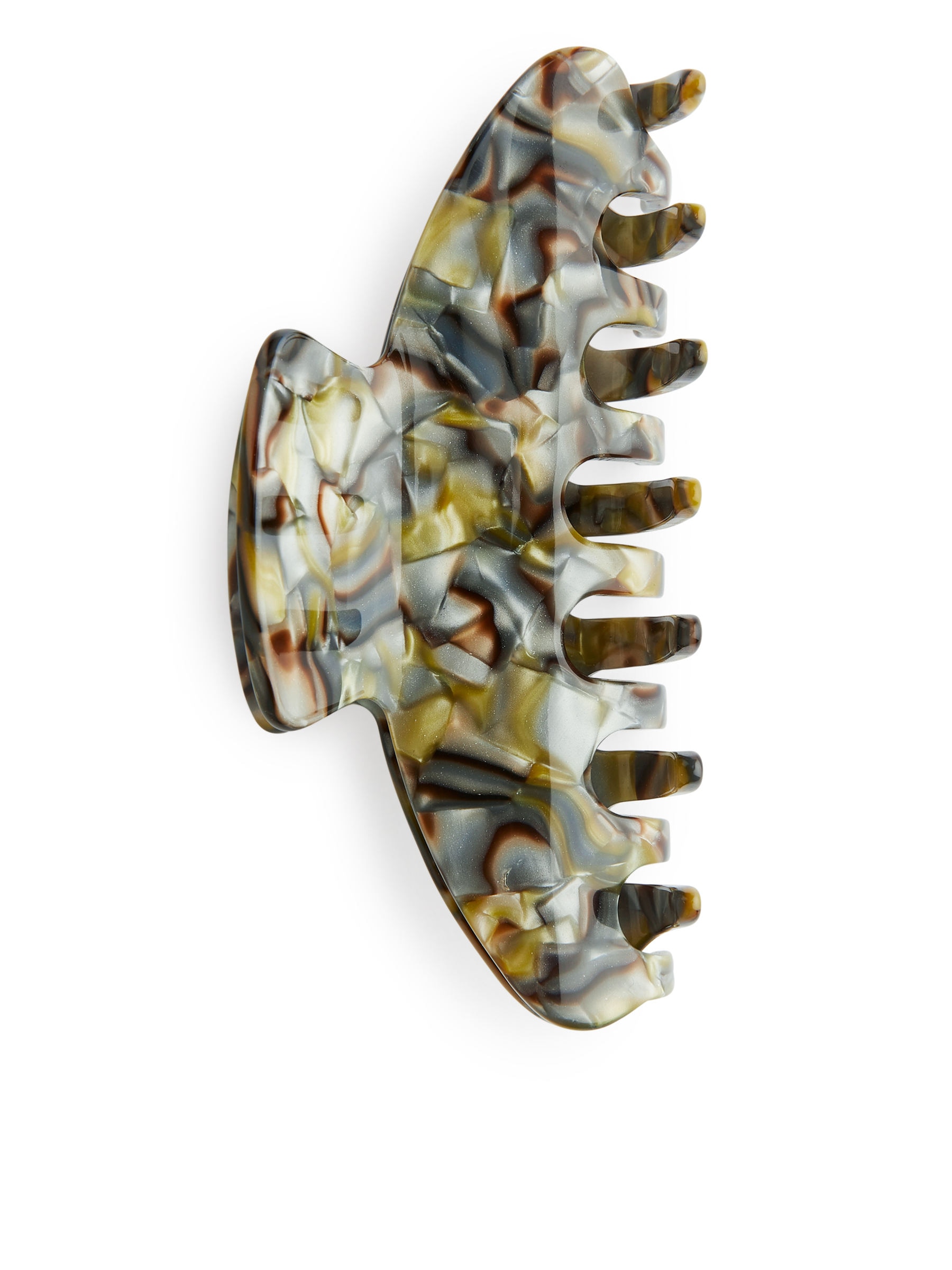 Große Haarklammer - Gelb/Silber - Damen - StillMedia/DescriptiveStillLife - 1