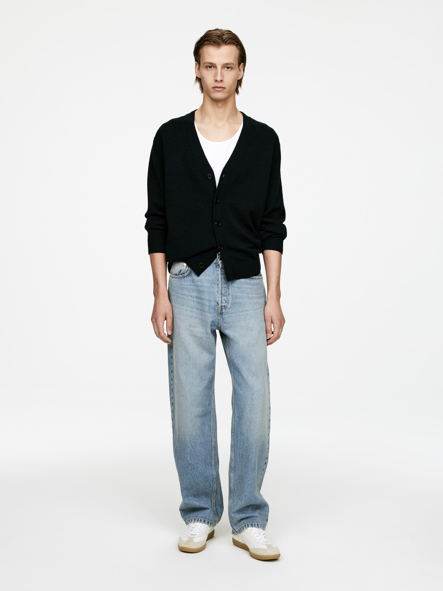 MIST Wide Jeans - Middenblauw/grijs/Donkerblauw/Middenblauw/Dark Blue/Light Blue/Grey/Ecru