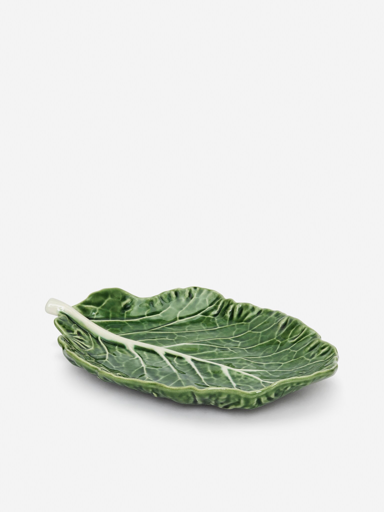 Bordallo Pinheiro Leaf Plate - Green