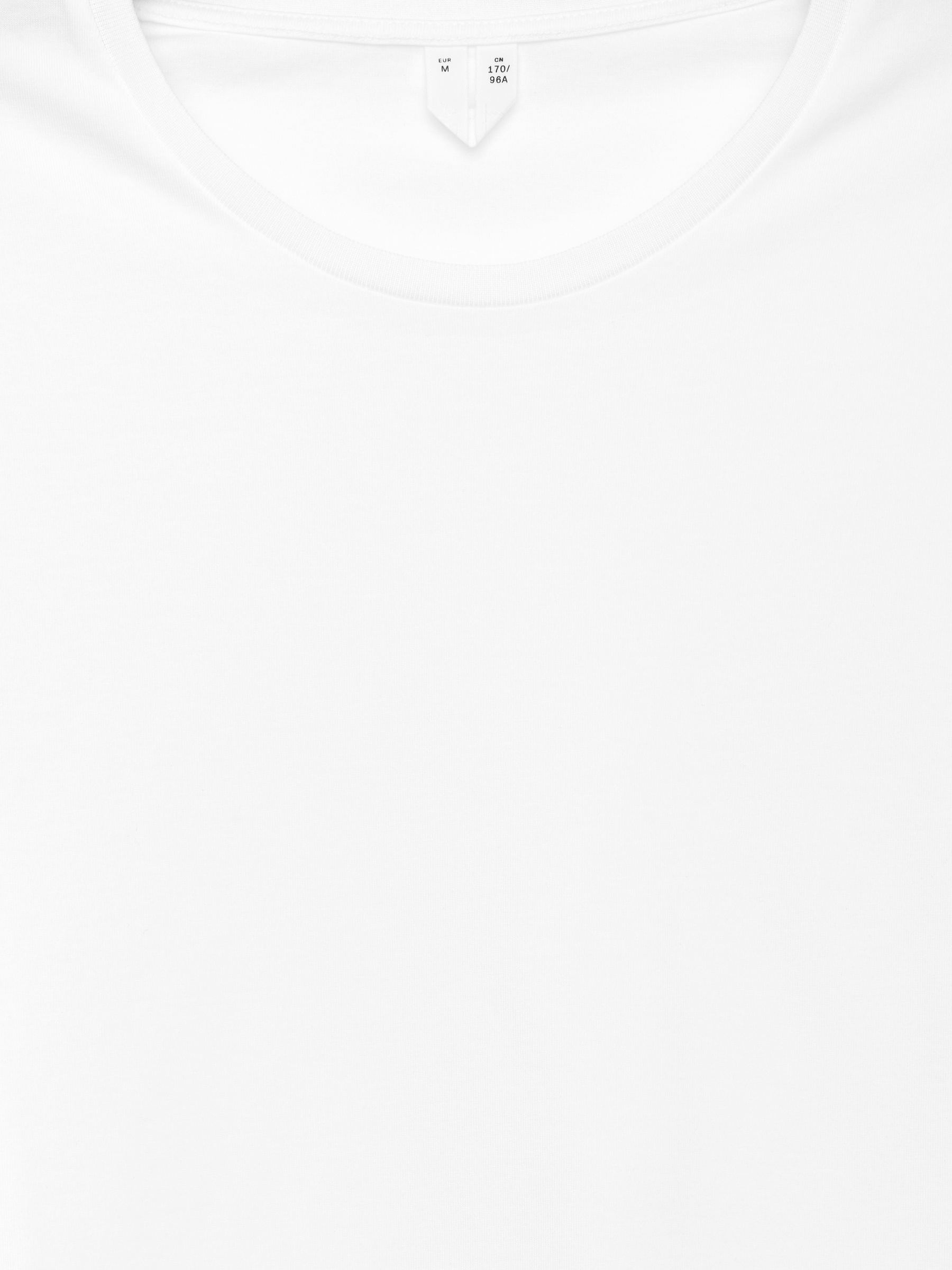 Cotton Stretch Long-Sleeve T-Shirt - White - Slim fit - Women - StillMedia/DescriptiveDetail - 1