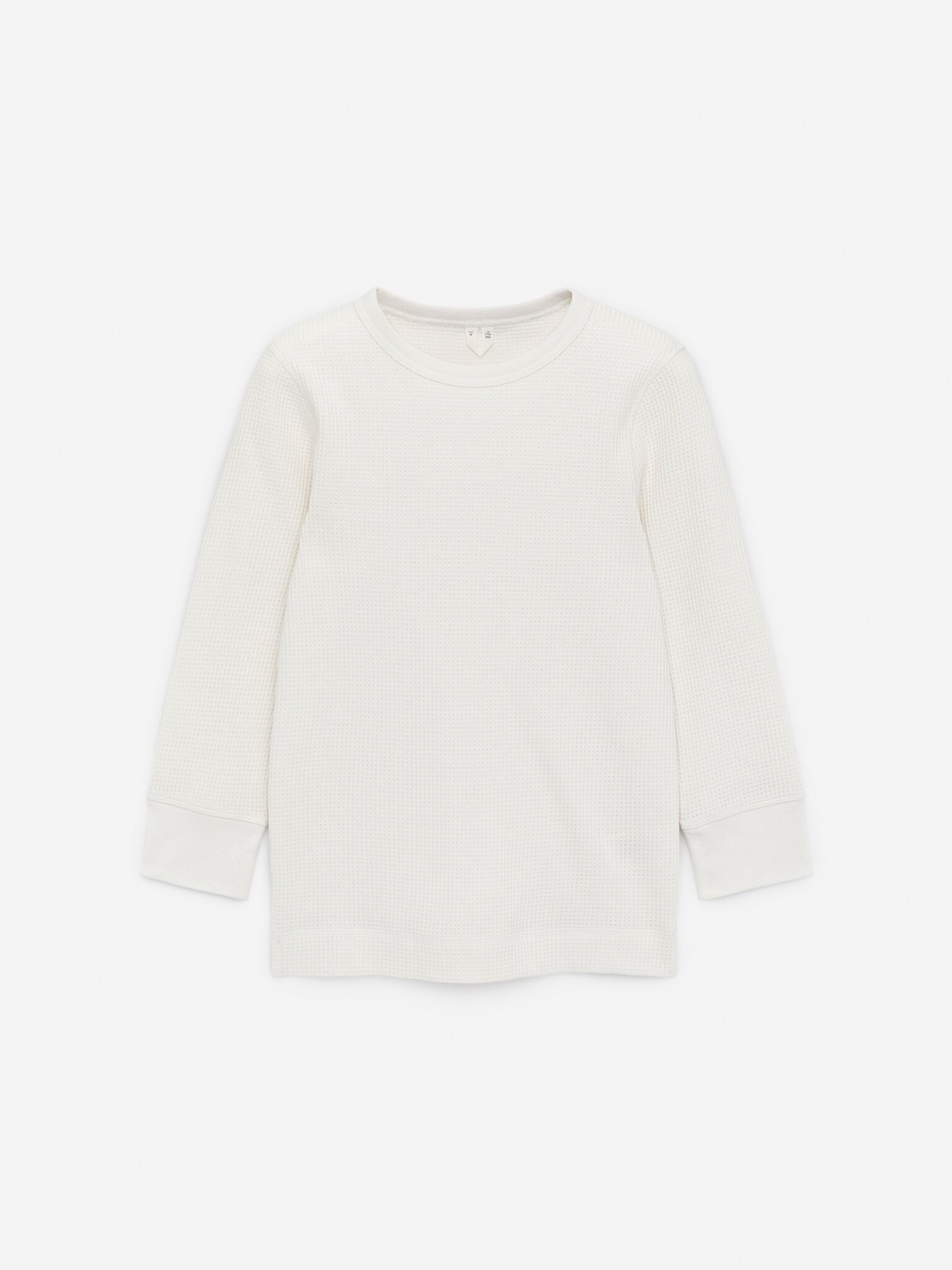 Waffle jersey felső - Off White/Sötétkék