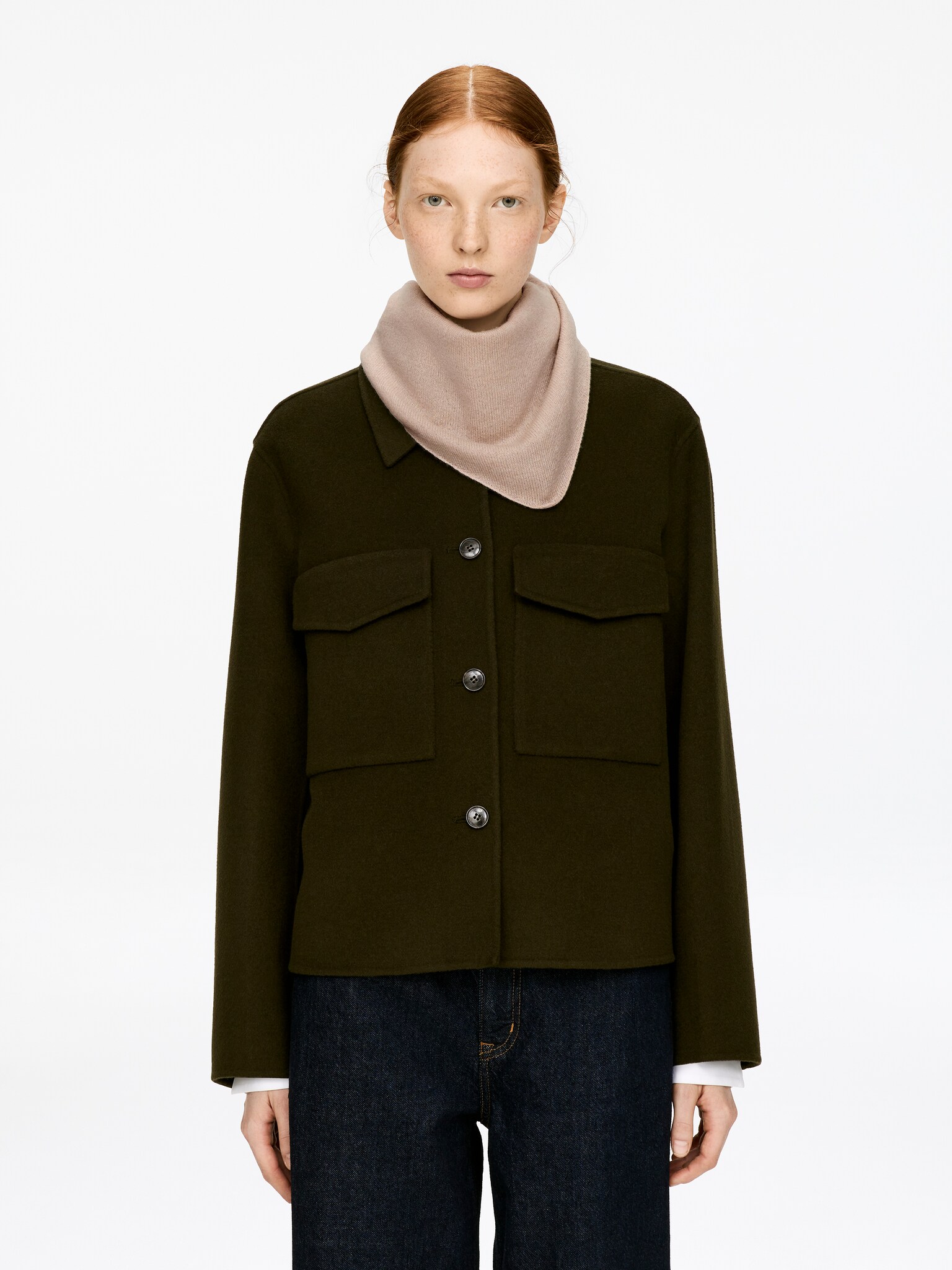 Écharpe en cachemire - Beige - 3