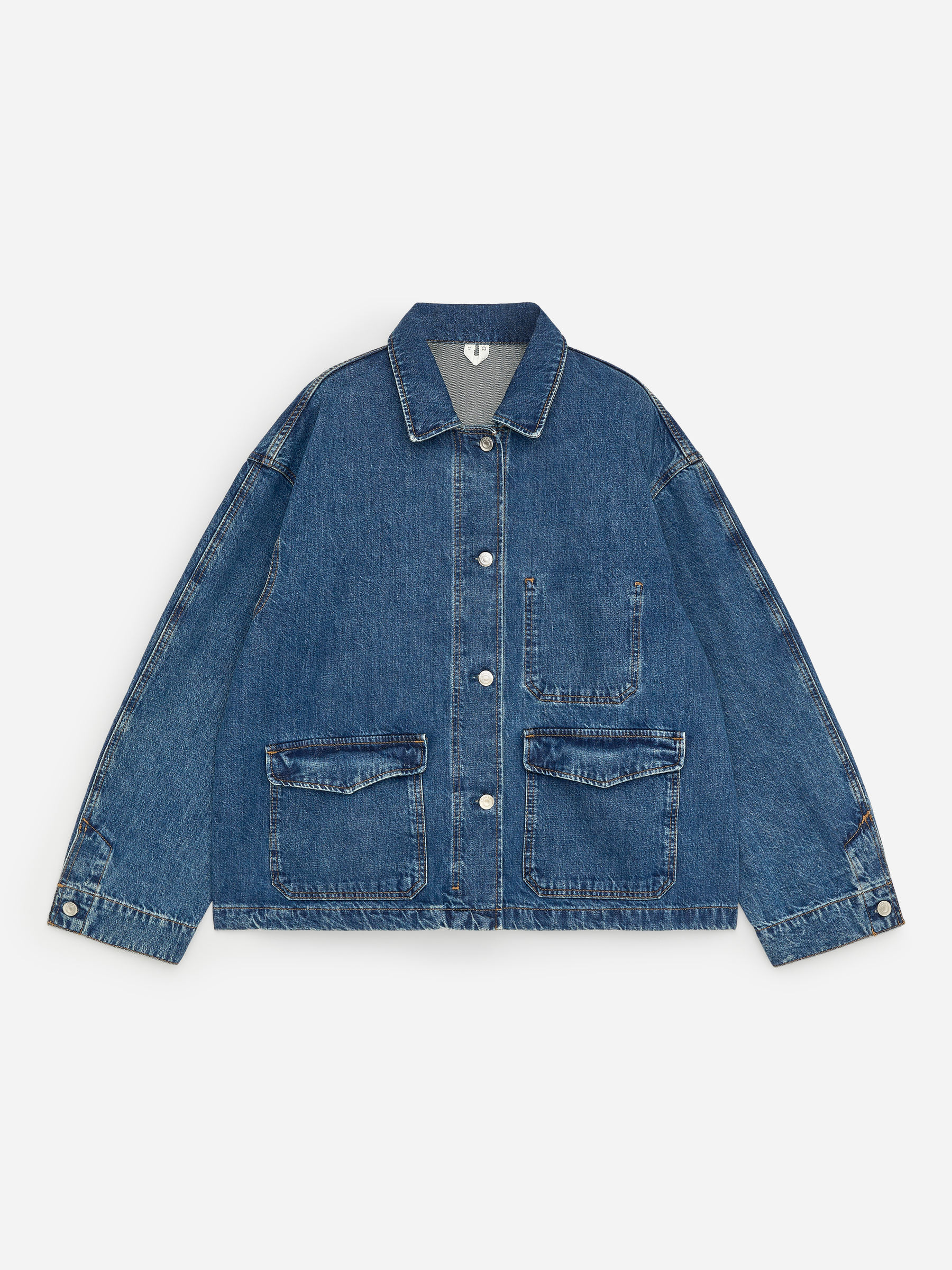 Overshirt i denim - Blå - Regular fit - Women - StillMedia/DescriptiveStillLife - 1