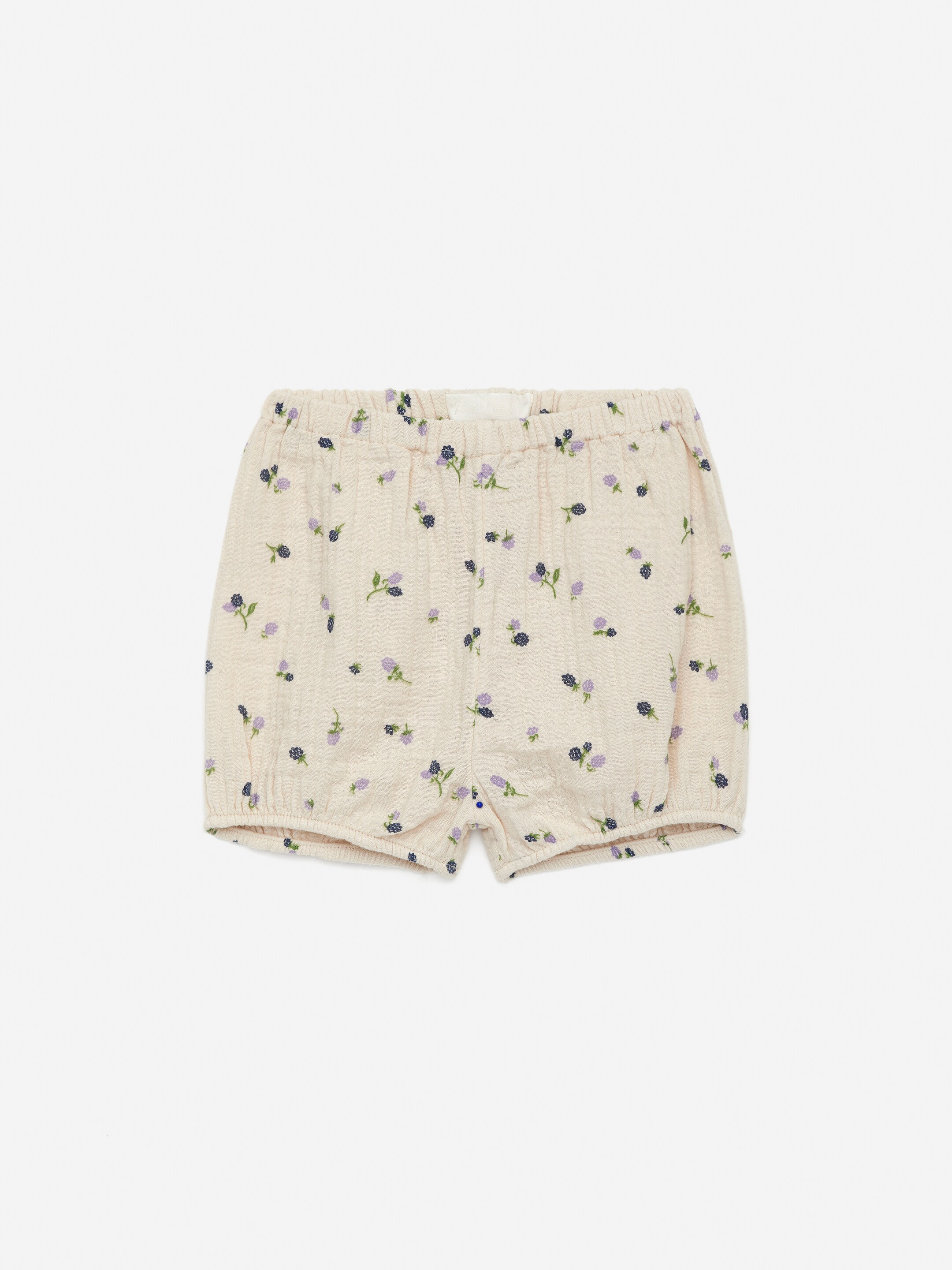 Größeres Bild anzeigen: Babyshorts aus Musselin - Cremeweiß/Brombeeren - Kids | H&M AT 1