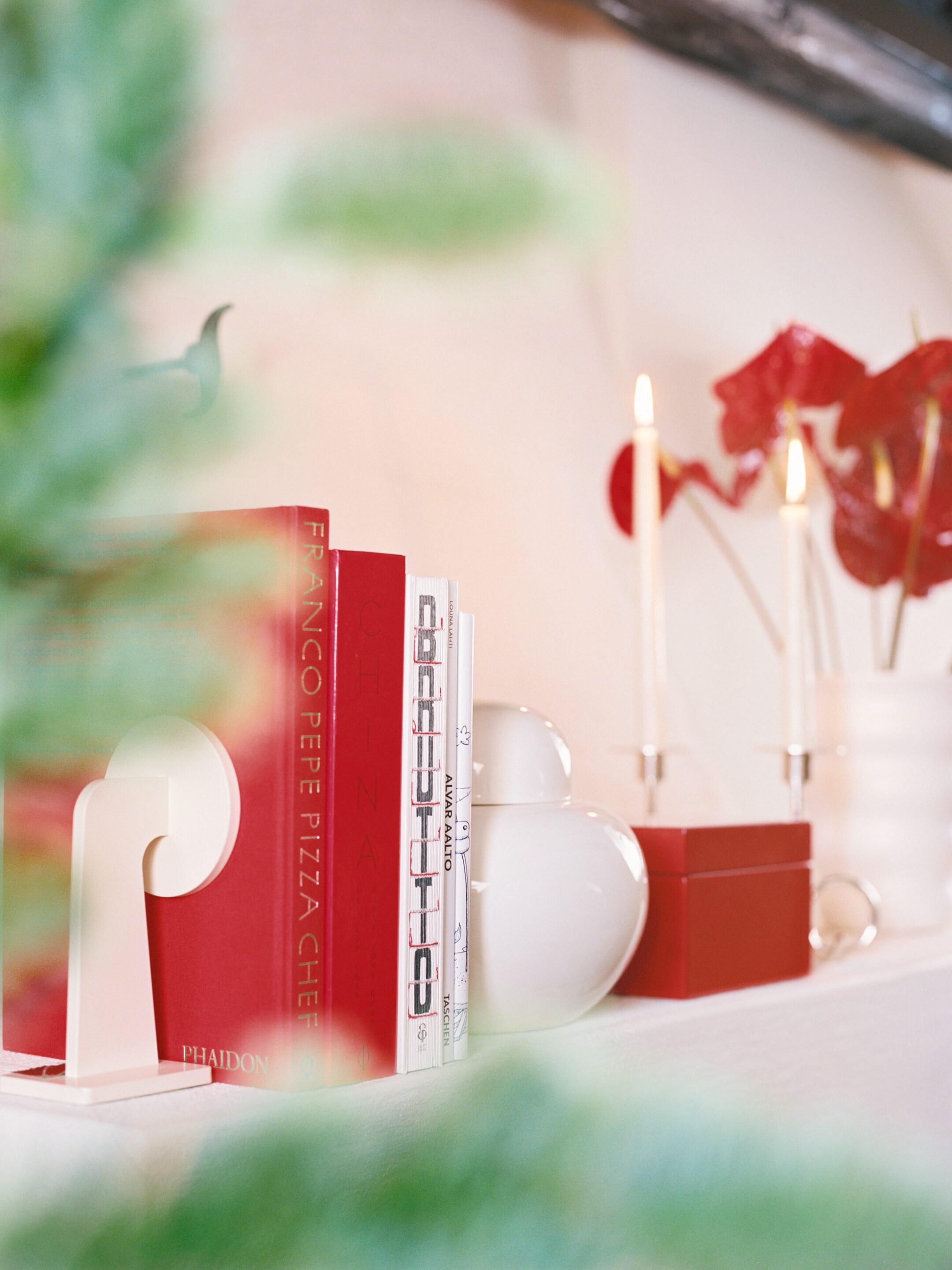 Grotere afbeelding bekijken: Gelakte doos 17 x 17 cm - Red - HOME | H&M BE 1